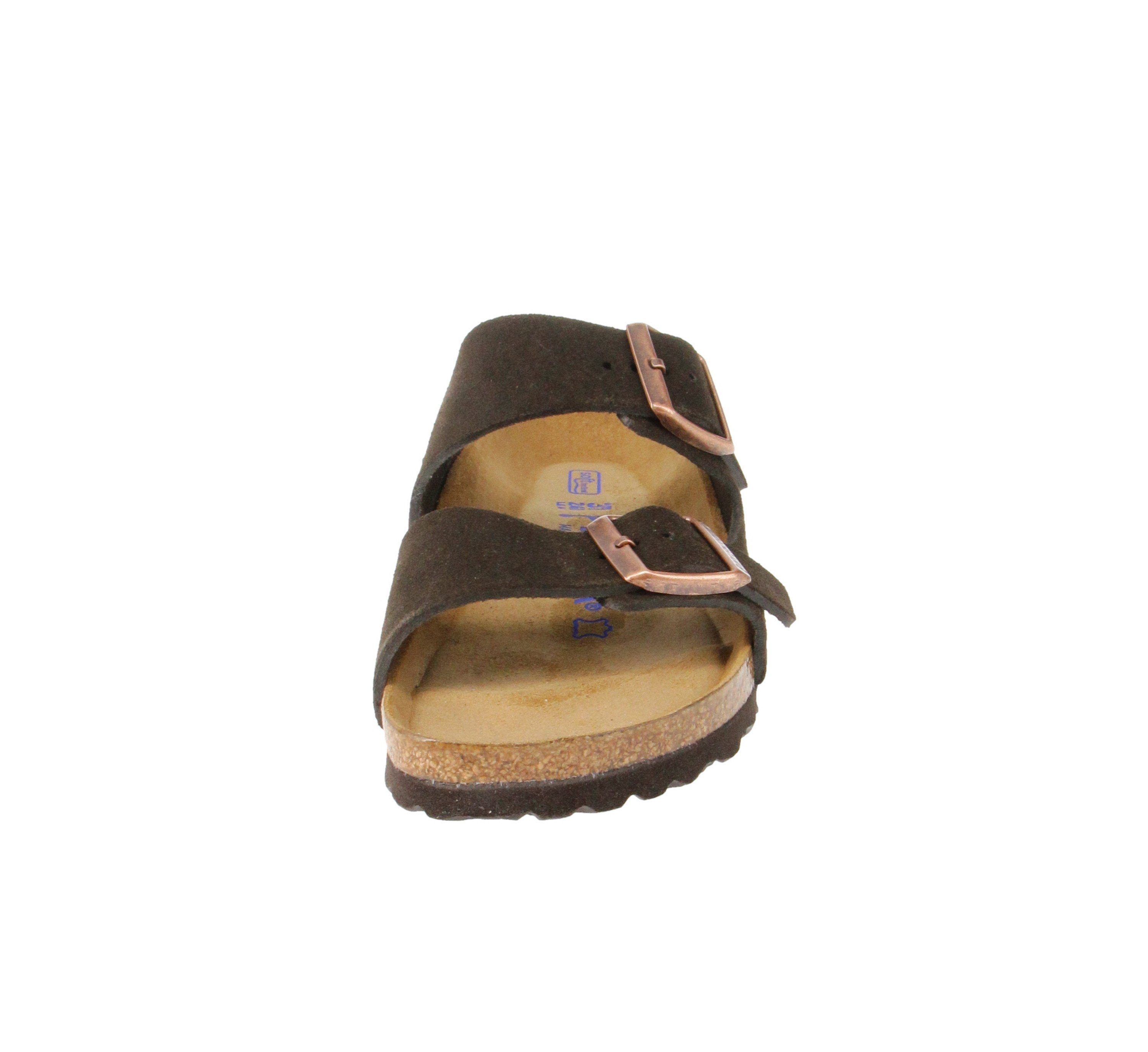 Birkenstock Birkenstock 951313 Arizona SFB VL - Damen Schuhe offene Schuhe - Mocca Hausschuh
