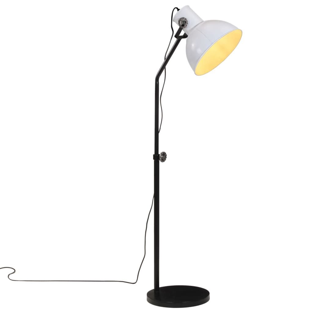 Stehlampe Stehleuchte 25 W Weiß 30x30x90-150 cm E27