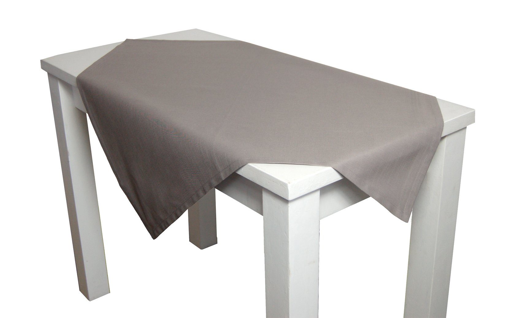 beties Mitteldecke Farbenspiel (1-tlg), Tischdecke ca. 80x80 cm fröhliche Uni-Farben - Das Leben wird bunt