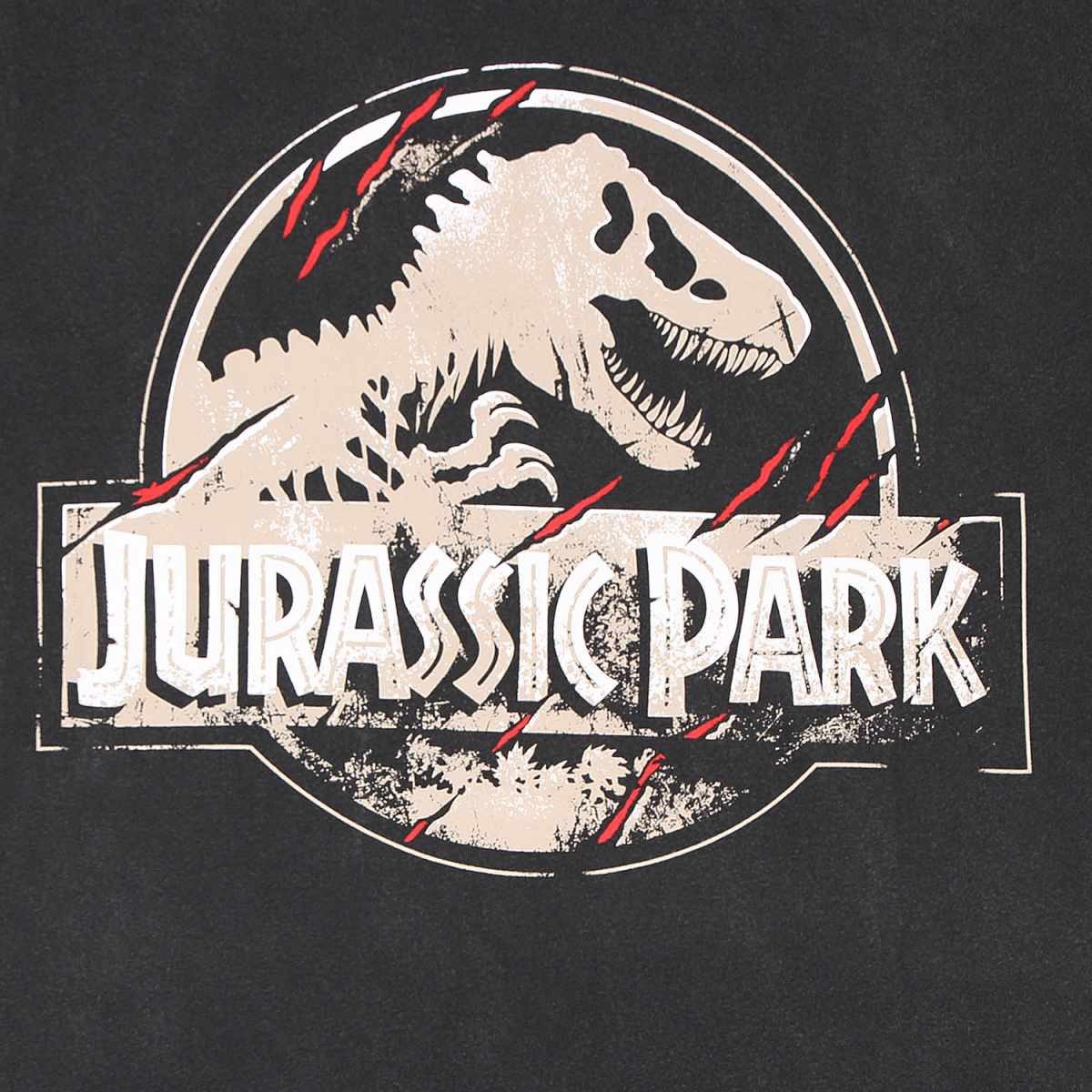 Jurassic Park T-Shirt Scratched Logo