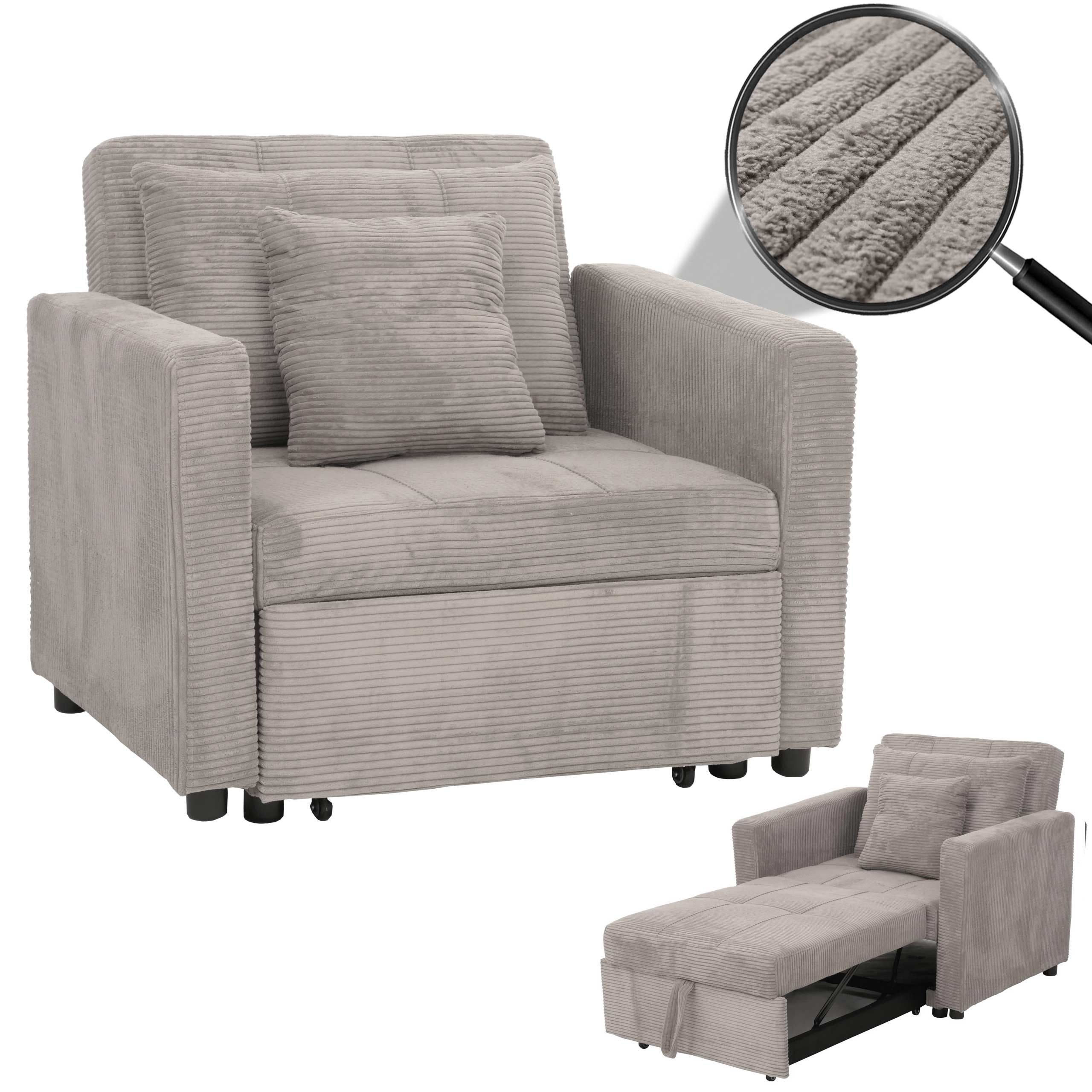 MCW Sessel MCW-L90-C, Mit Schlaffunktion