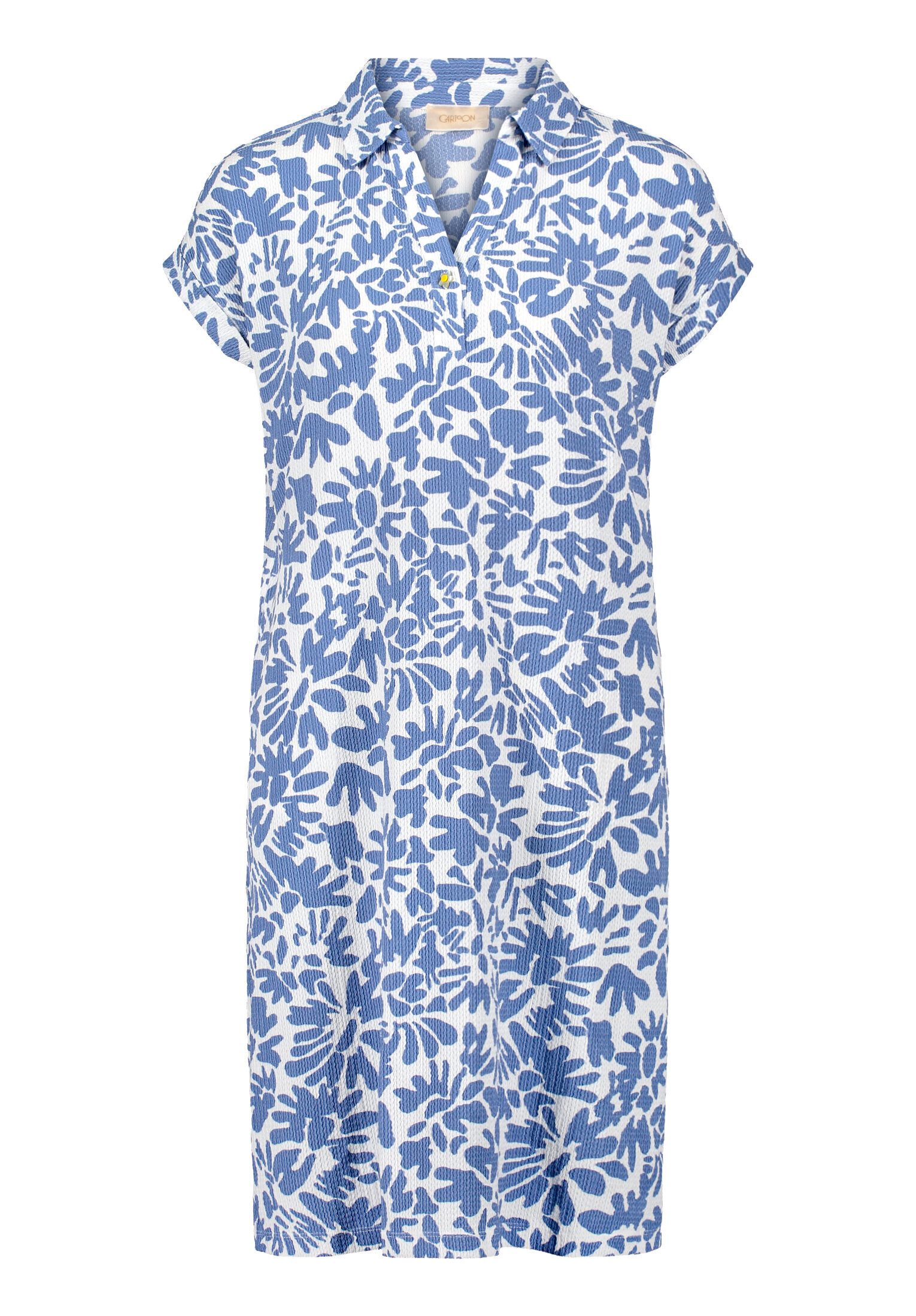 Cartoon Druckkleid Damen mit überschnittenen Ärmeln