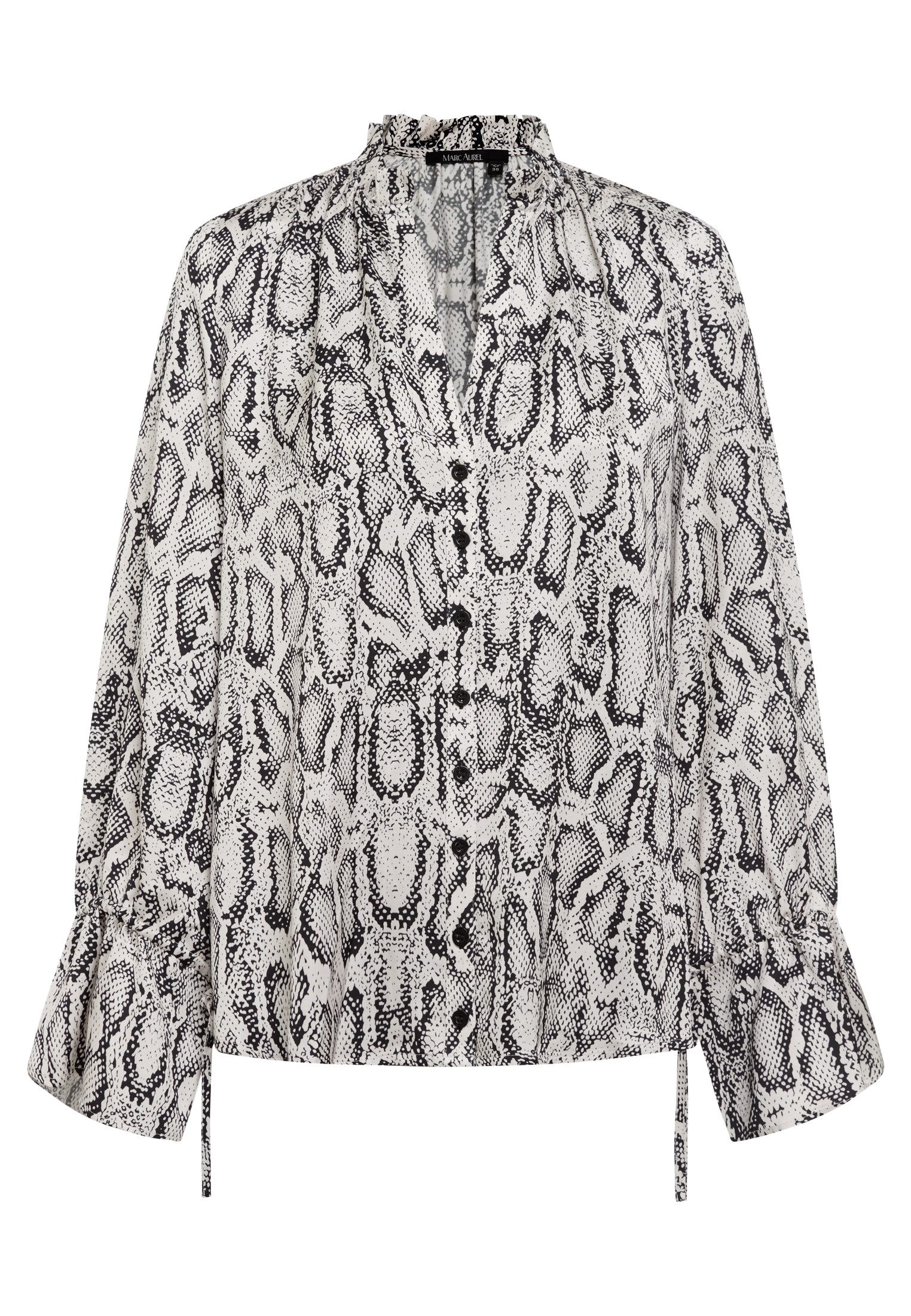 MARC AUREL Langarmbluse aus Viskose Satin