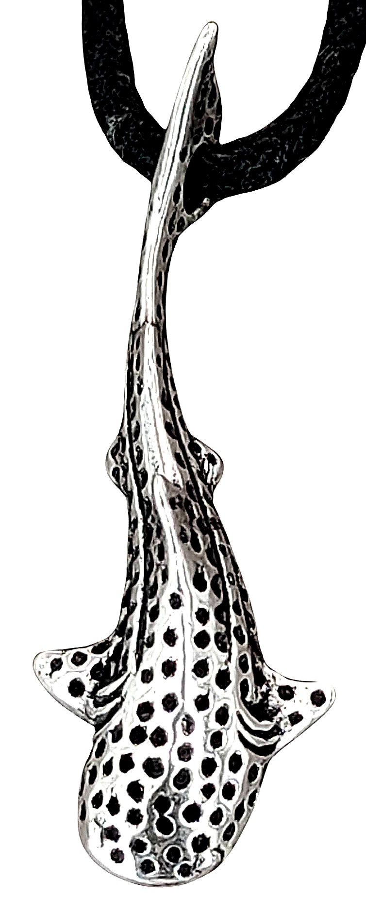 Kiss of Leather Kettenanhänger Walhai aus 925 Sterling Silber Haifisch Meer Wasser