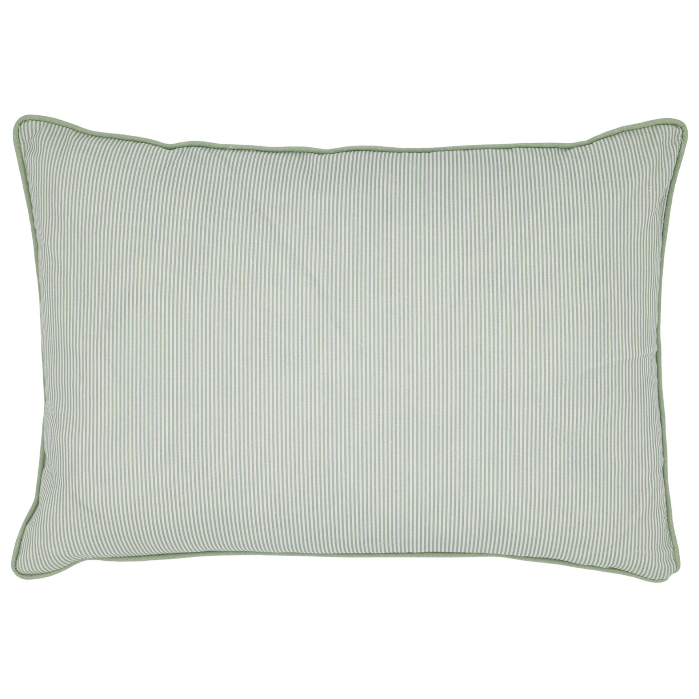Chic Antique Kissenbezug Chic Antique Aix Kissebezug mit Maritimen Streifenmuster grün