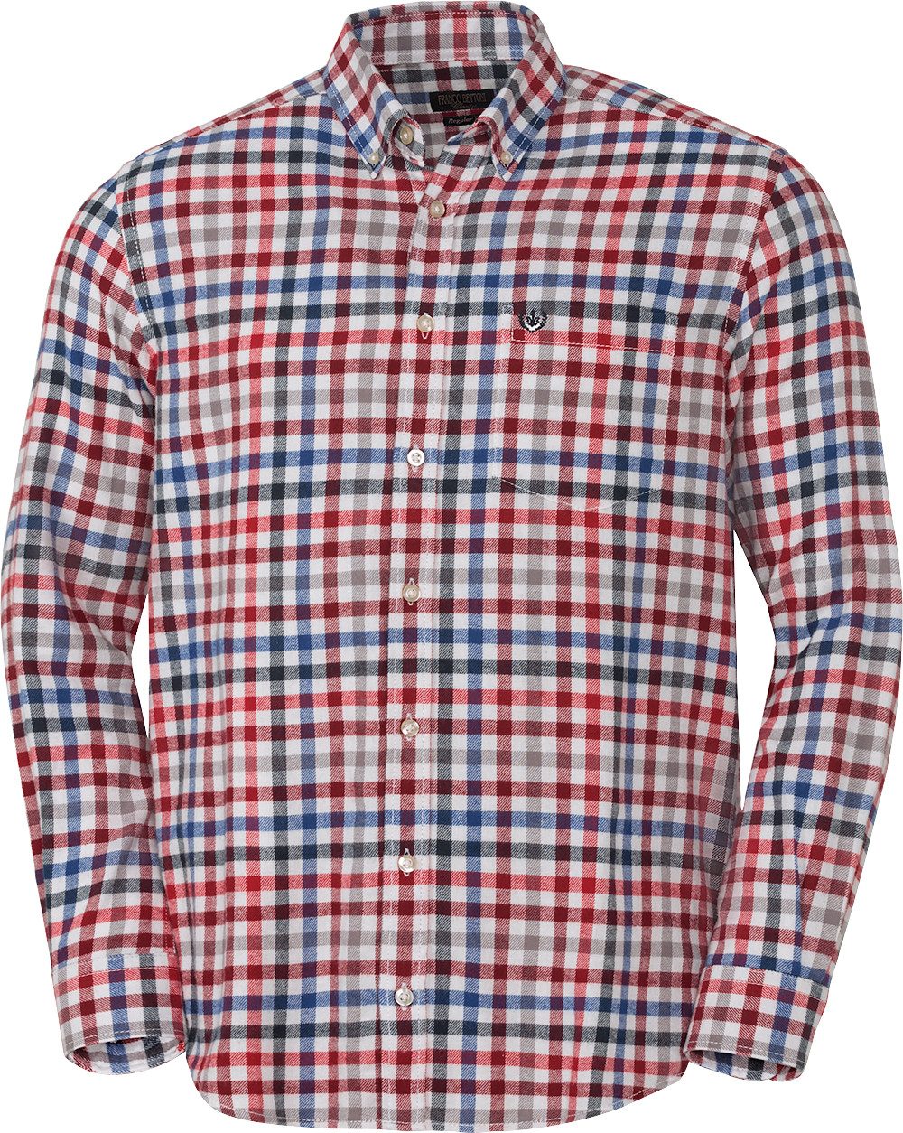 Franco Bettoni Flanellhemd (Set, 3er Pack mit unterschiedlichen Farben) Ver günstig online kaufen