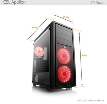 CSL Speed V27315 Gaming-PC (Intel® Core i7 12700F, GeForce RTX 3060, 32 GB RAM, 1000 GB SSD, Luftkühlung)
