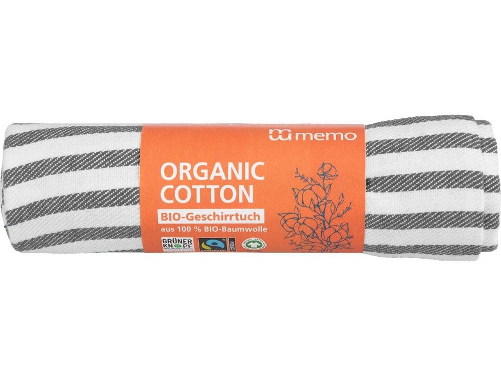 memo Geschirrtuch memo Geschirrtuch aus Bio-Baumwolle, gestreift