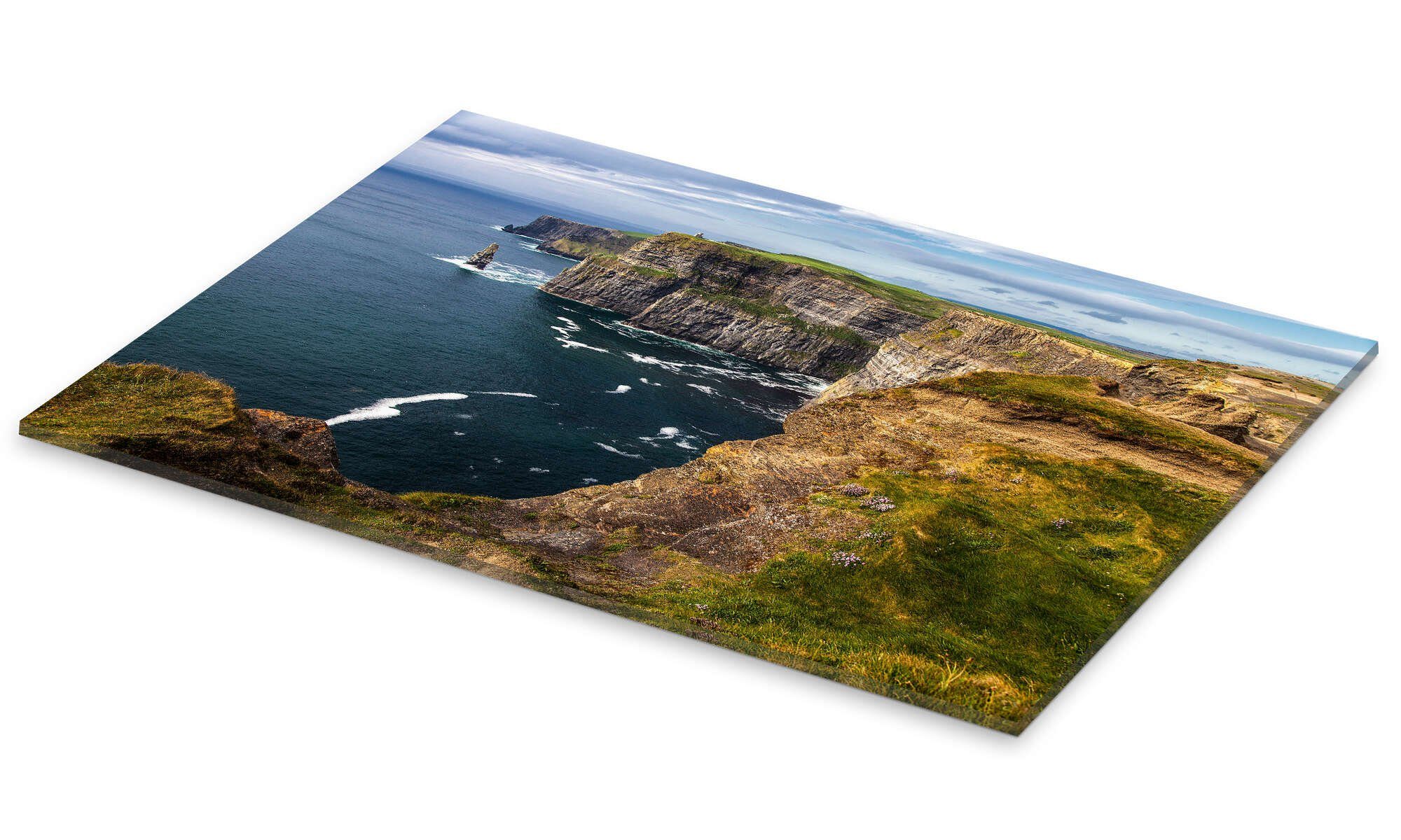 Posterlounge Wandbild Irland – Klippen von Moher, Jürgen Klust, erhältlich als Poster, Leinwandbild, Wandsticker oder Acrylglasbild