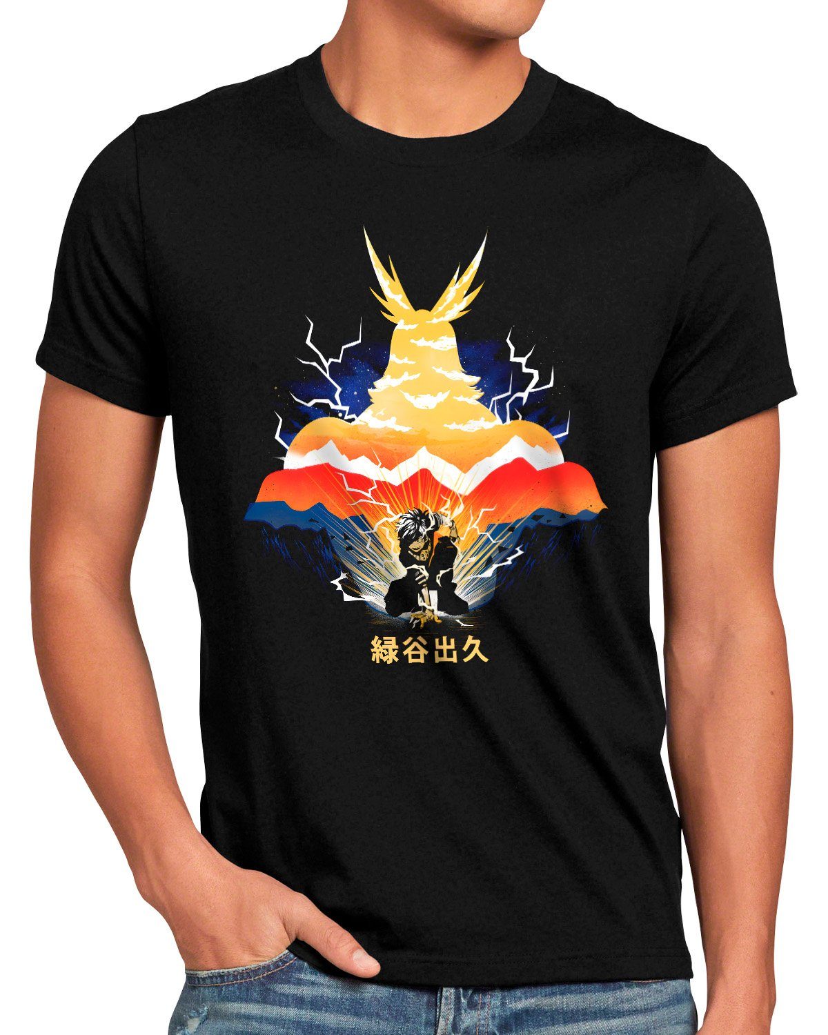 style3 T-Shirt Be a Hero anime manga my hero academia cosplay