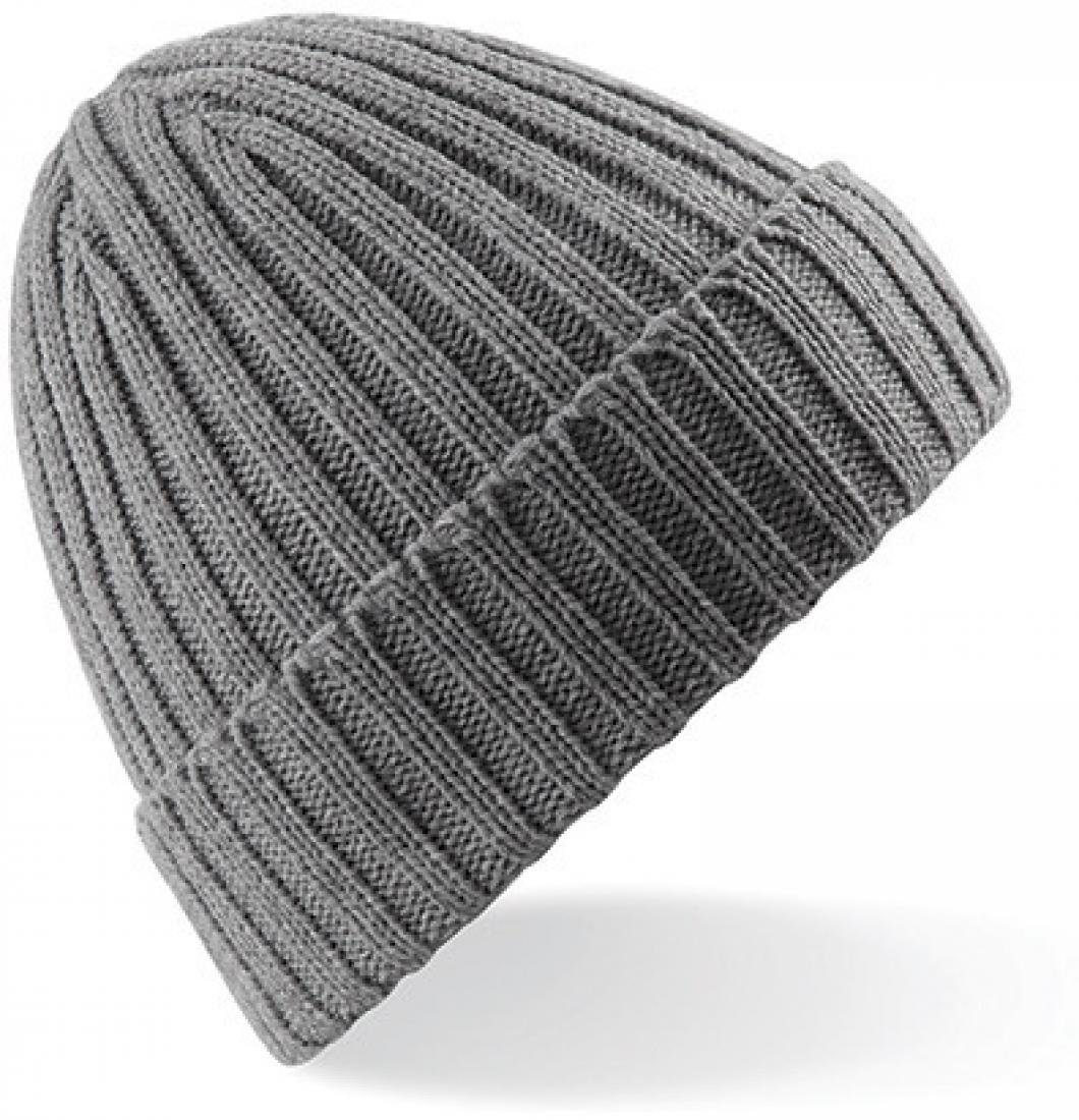 Beechfield® Bommelmütze Chunky Ribbed Beanie Wintermütze