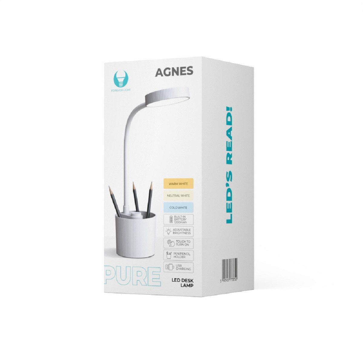 Forever Light LED Schreibtischlampe Forever Light Schreibtischlampe Stiftha günstig online kaufen