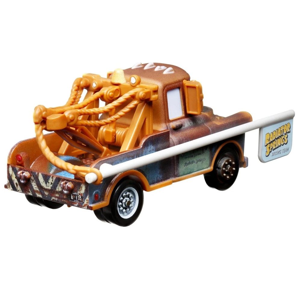 Disney Cars Spielzeug-Rennwagen Hook mit Fahne HTX86 Disney Cars Cast 1:55 Mattel Fahrzeuge