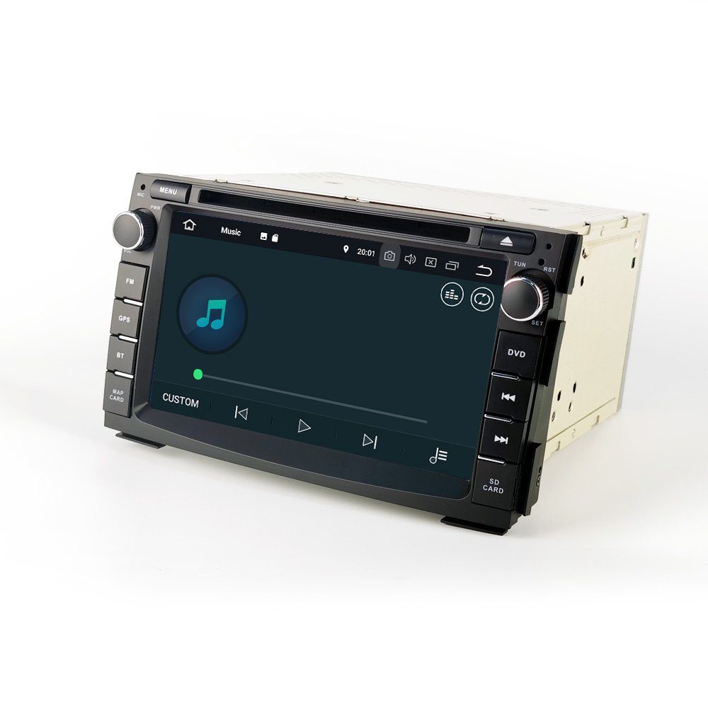 TAFFIO Für Touch DVD AndroidAuto CarPlay Venga Android Cee'd GPS 7" Kia Radio Einbau-Navigationsgerät