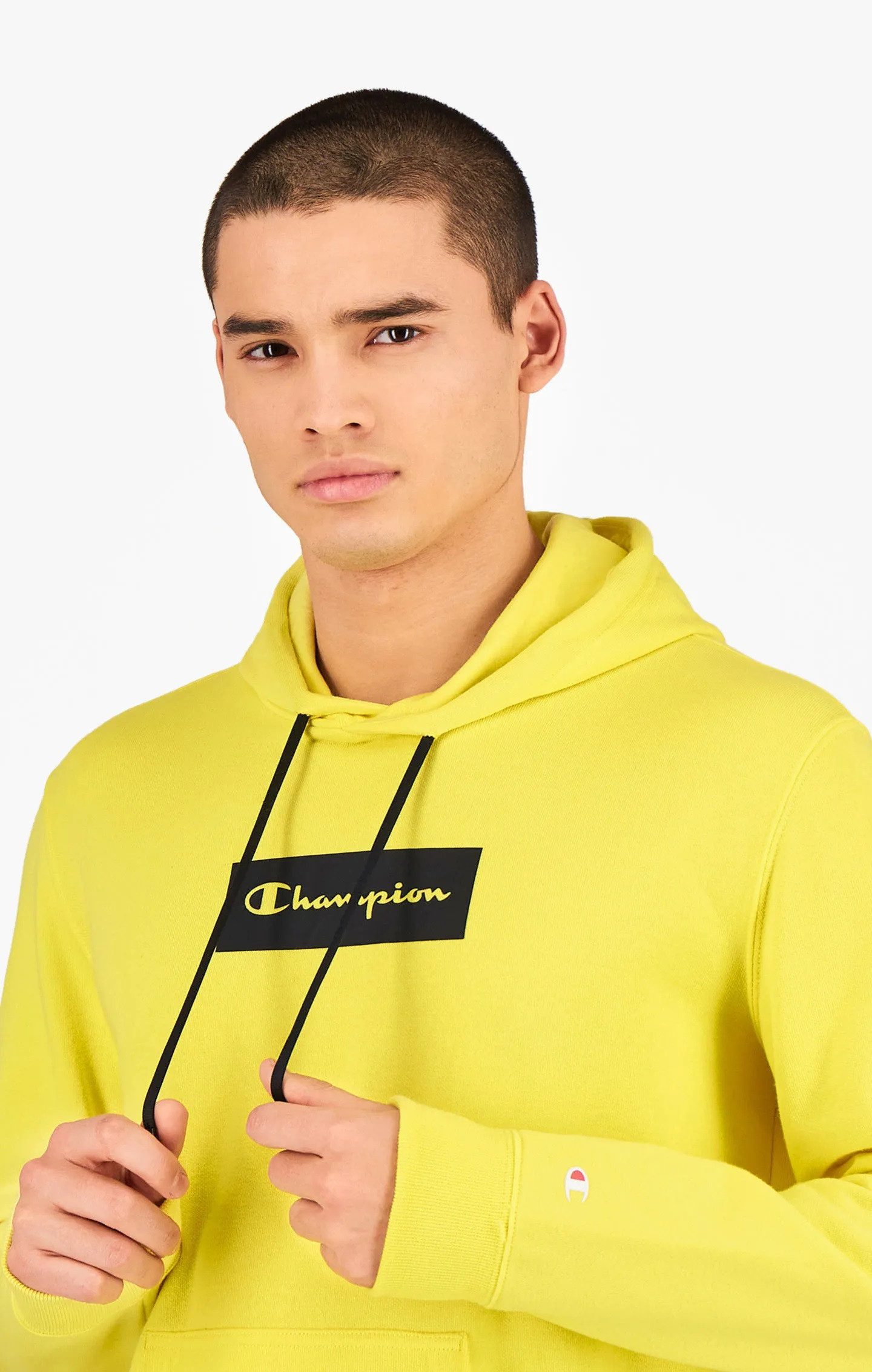 Champion Kapuzenpullover (Hoodie) Pastelfarben gelb Herren