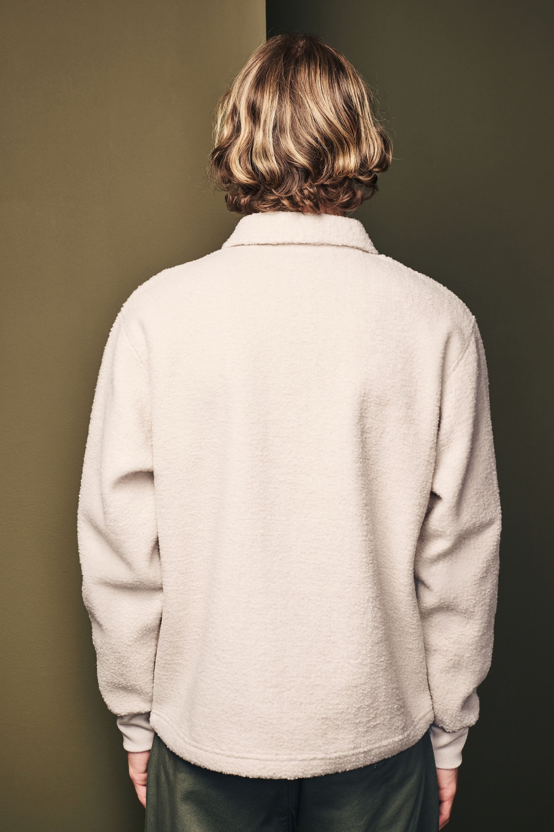 Next Fleecepullover Fleece-Troyer in Wolloptik (1-tlg) günstig online kaufen