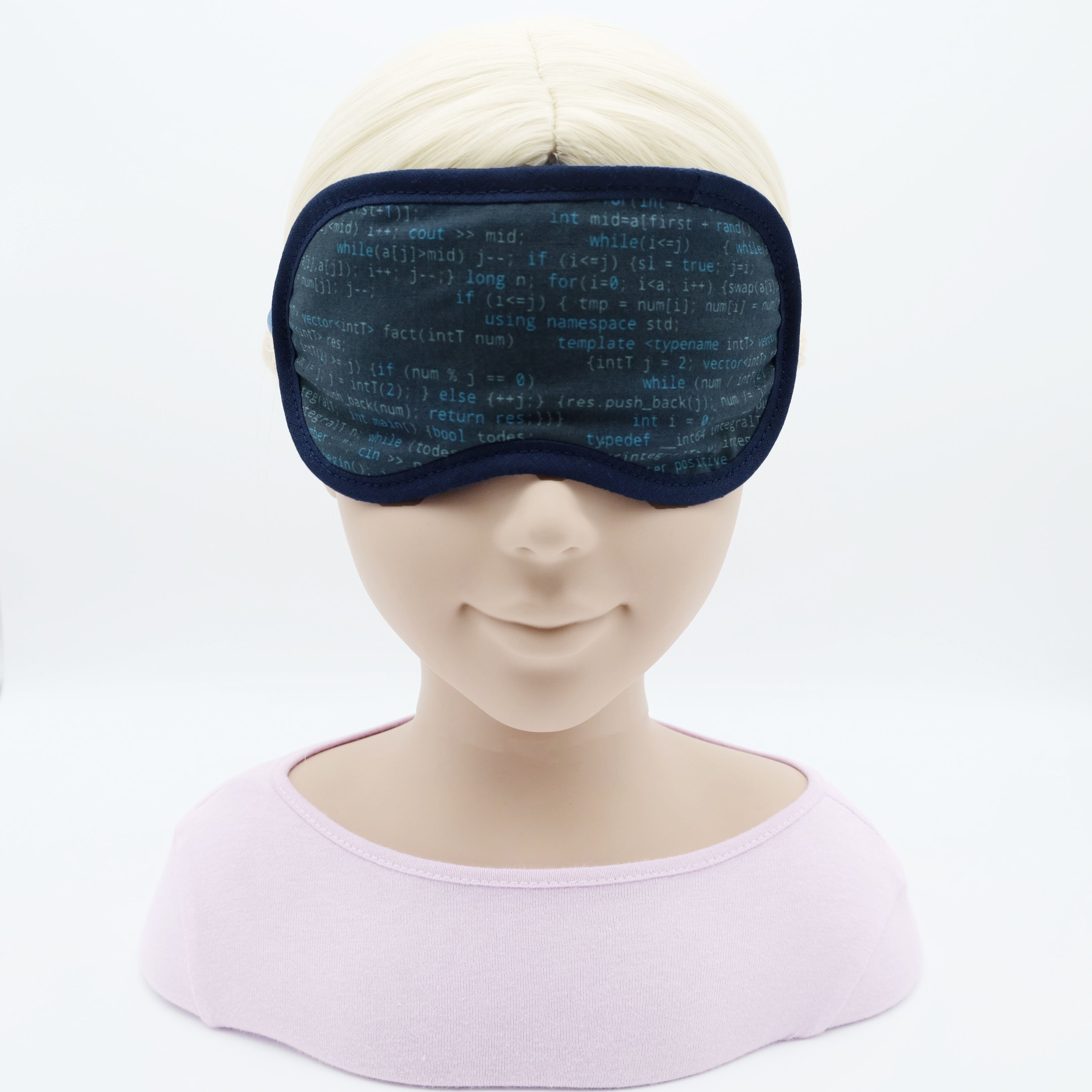 BEAZZ Schlafmaske Schlafmaske Kinder, Augenmaske, Schlafbrille Kinder - Computer, Bequem - Perfekte Abdunklung, 1-tlg., HANDMADE IN GERMANY