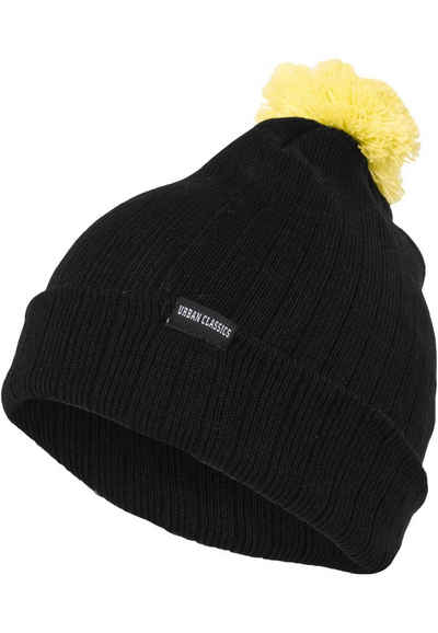 URBAN CLASSICS Beanie Unisex Neon Contrast Bobble Beanie (1-St)