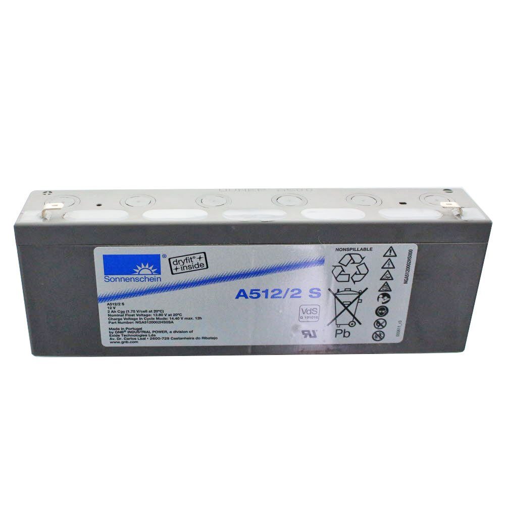 Akku A512/2 V) Dryfit S Tadiran Blei (12,0 2200 4,8mm Akku, Faston VdS-Nr. G191016 mAh Sonnenschein