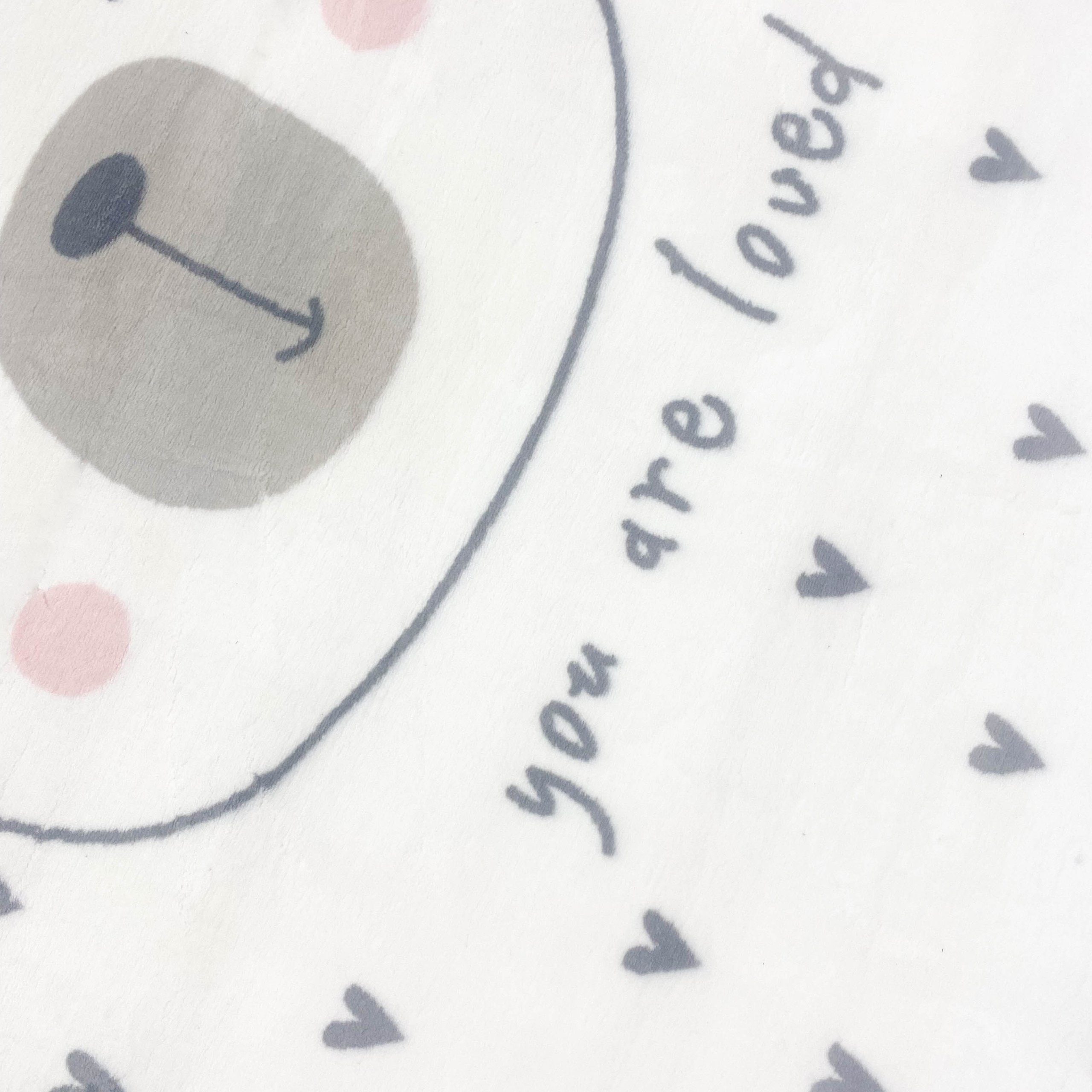 Carpetia Teppich Spiel-Teppich pflegeleicht - ein niedlicher Bär – Herzchen in creme, rechteckig, Höhe: 18 mm