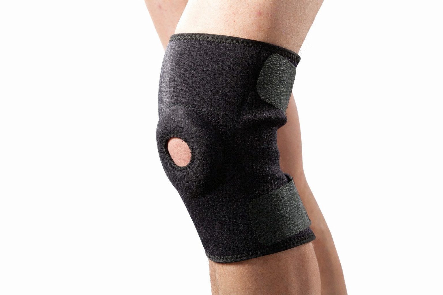Lorey Medtec Kniebandage Kniestütze mit Gel-Pelotte – verstellbar & stabilisierend, Unisex