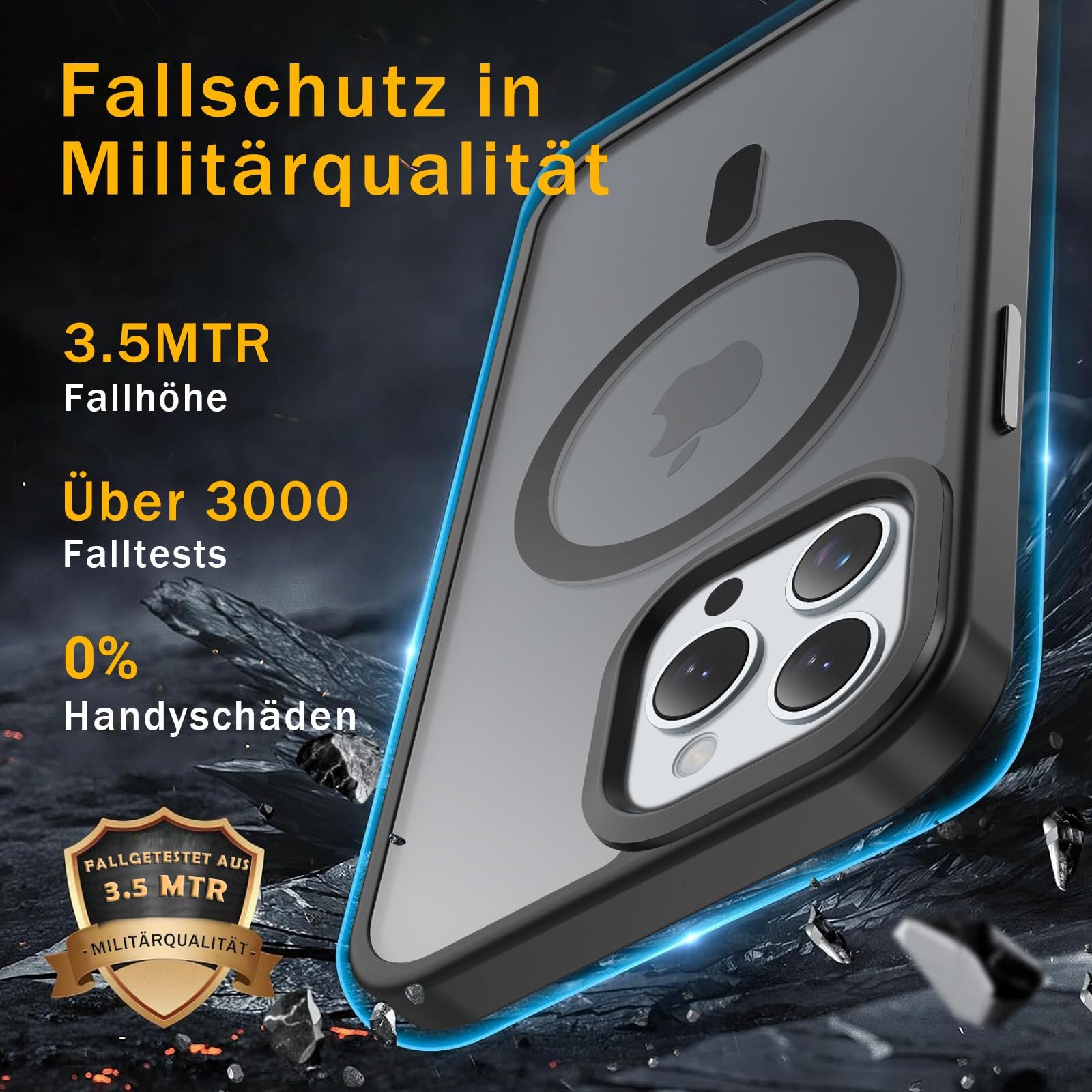 Onestyle Handyhülle Onestyle Magnetic iPhone 15 Pro Hülle (MagSafe-kompatibel), für iphone 15 Pro