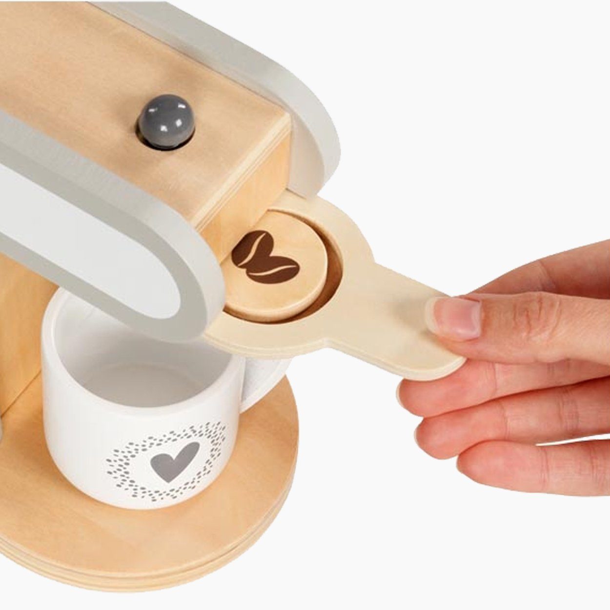 goki Kinder-Kaffeemaschine Kaffeemaschine, (packung, 13-tlg., spar set), alles aus Holz