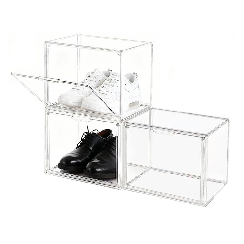 TUWENA Vitrine 3 Stück transparente Kunststoff-Handtaschen-Aufbewahrungs-Or günstig online kaufen