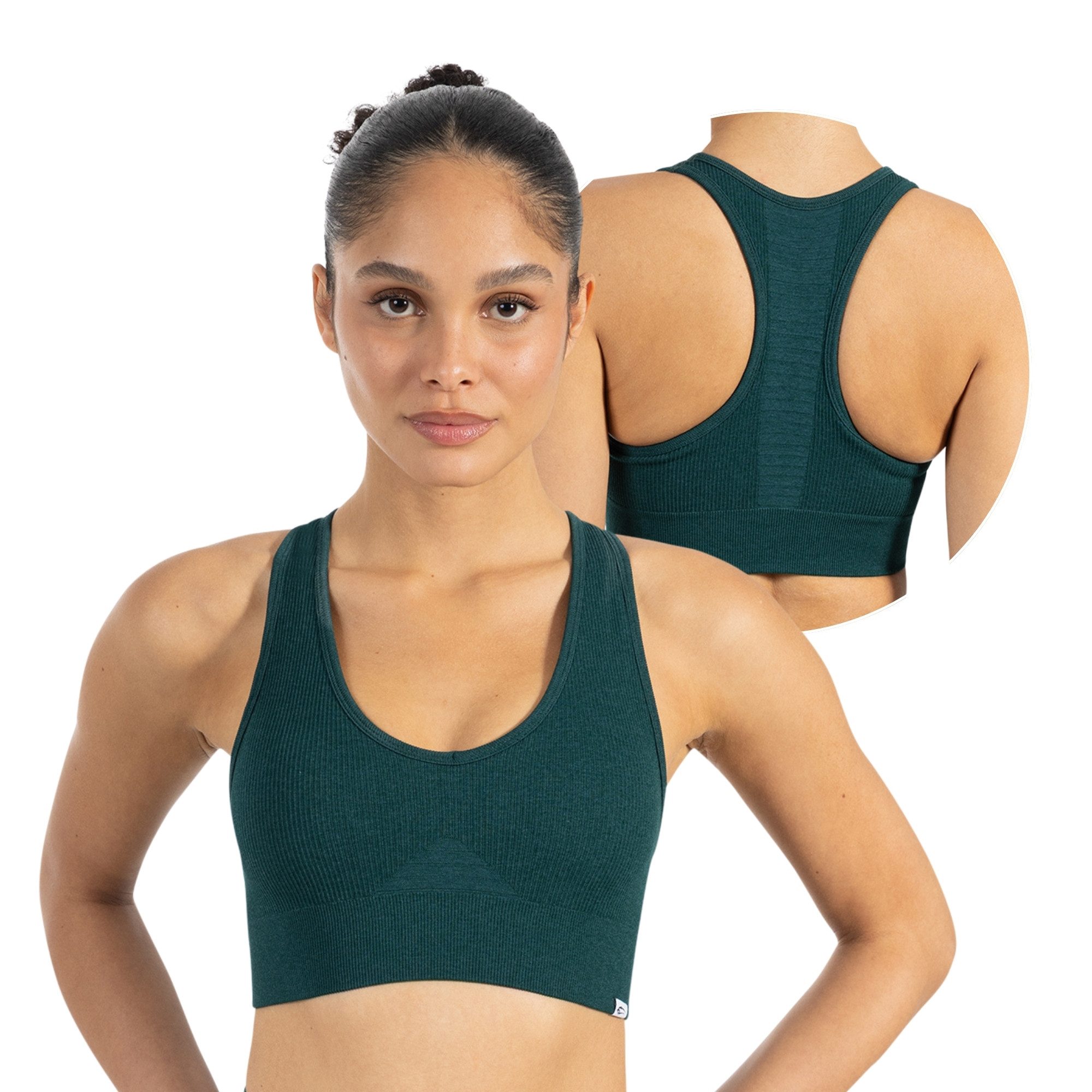 Smilodox Sport-BH Amaze Pro, Seamless Sport Bra Gerippter Stoff Fitness Yog günstig online kaufen