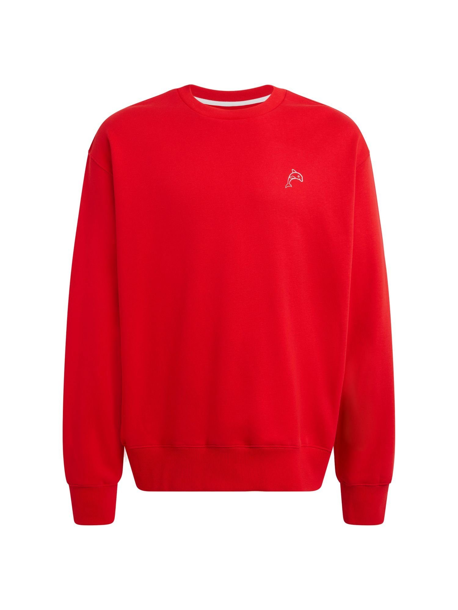 RED Dolphin Sweatshirt (1-tlg) Color Sweatshirt ORANGE Esprit