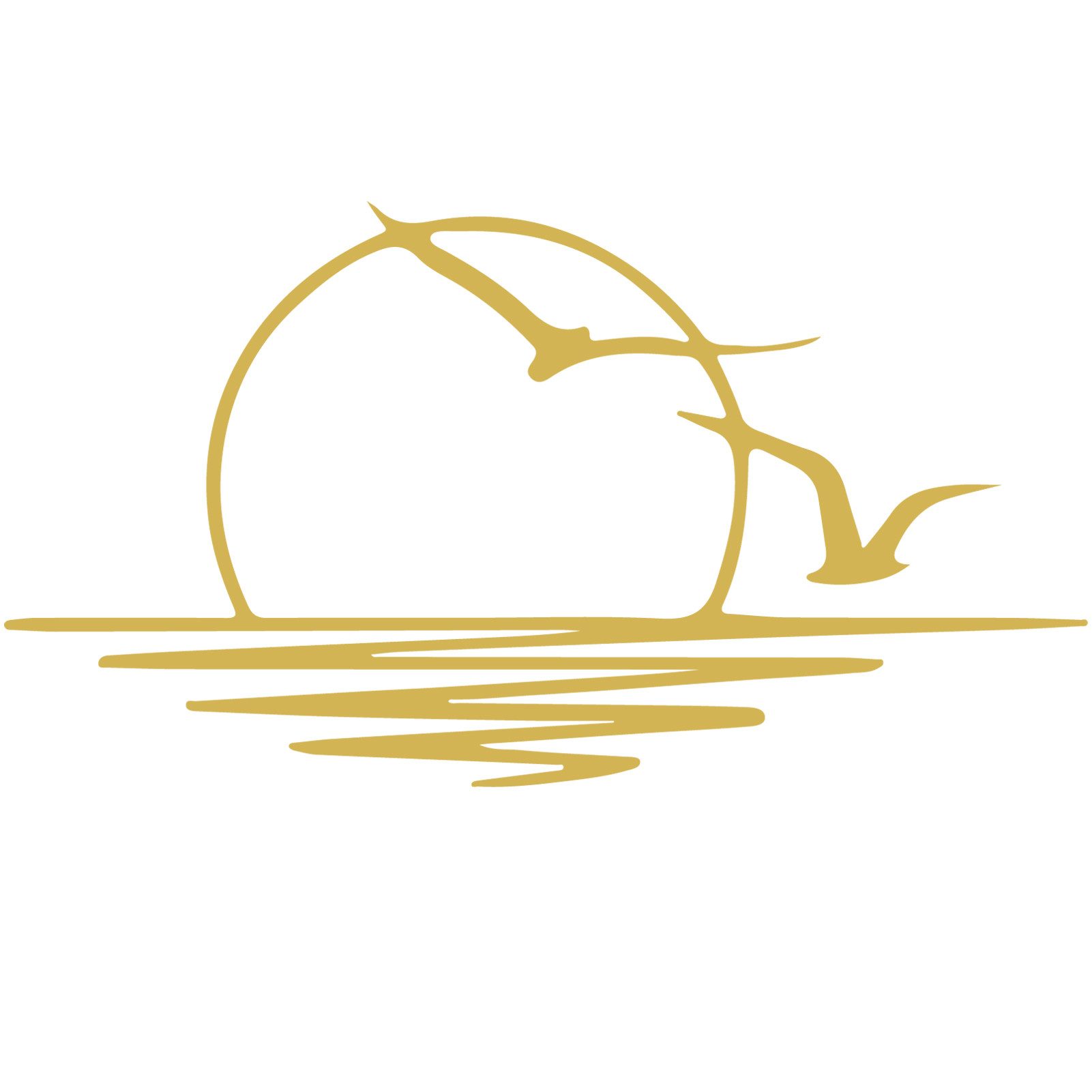 Jumpeak Wanddekoobjekt Sonne und Möwe Metall Kunst Wanddekor, Abstrakter So günstig online kaufen