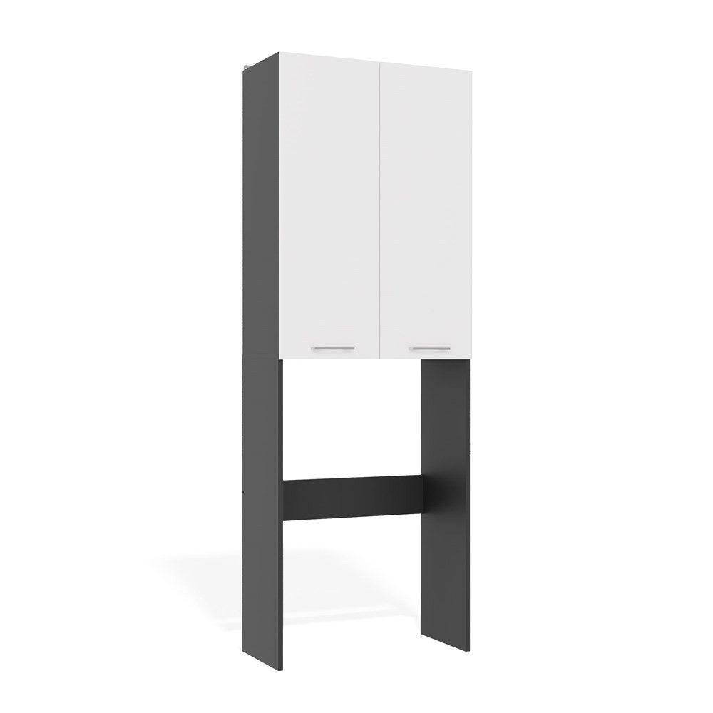 MAGOWA Waschmaschinenumbauschrank POLAWASH 1 ideal für kleine Bäder Höhe 19 cm Breite 35,5 cm Länge 98,3 cm