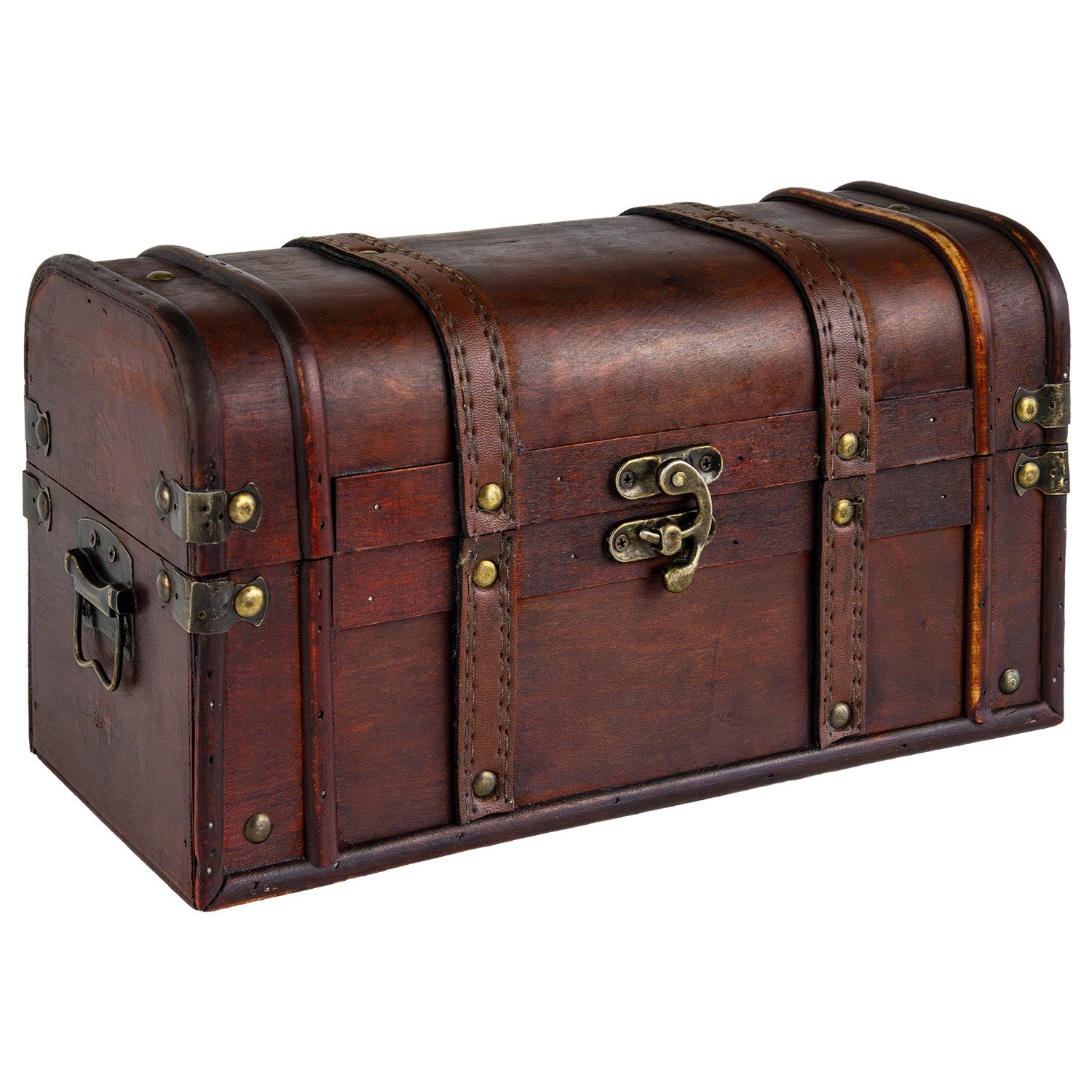 Kingpower Schatzkiste Auswahl Schatztruhe aus Holz mit Schloss Schatzkiste Holztruhe