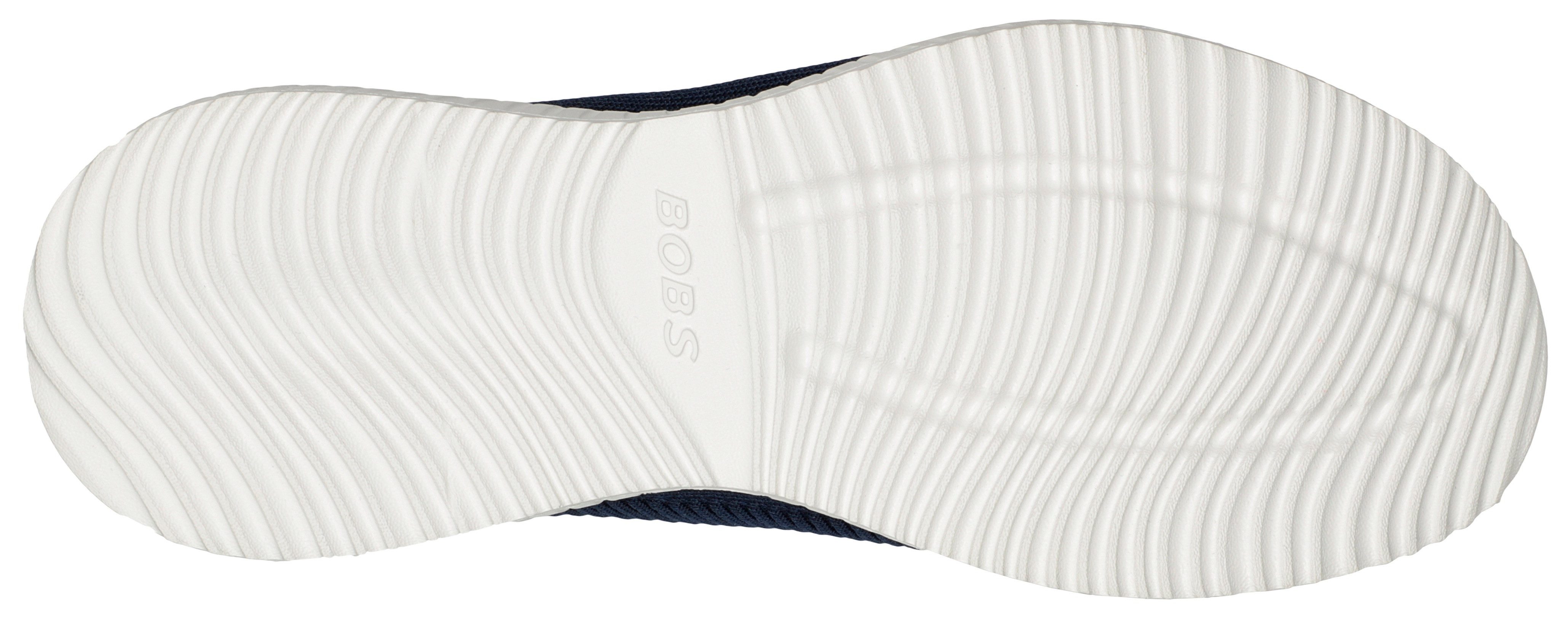 Skechers BOBS SQUAD - TOUGH TALK Sneaker Schnürschuh, Freizeitschuh, Trainingsschuh in Strick-Optik