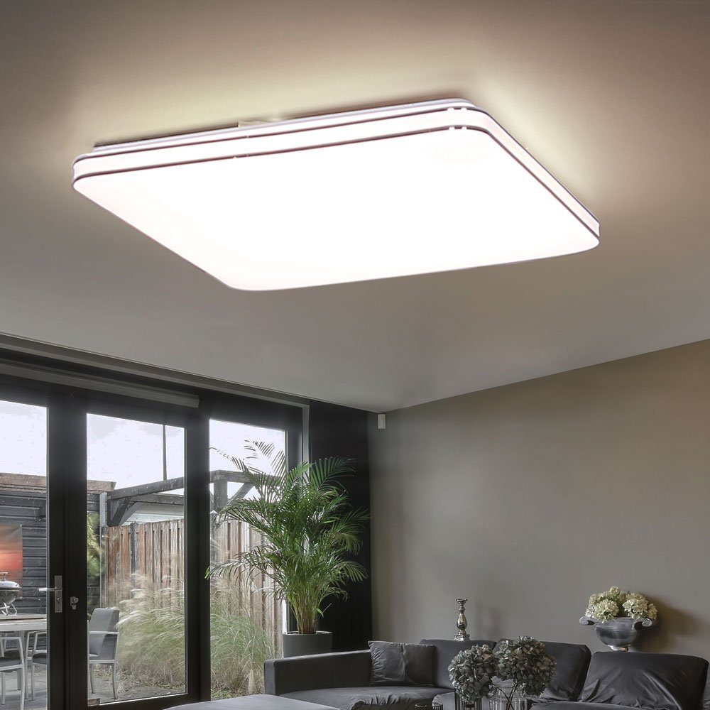 GLOBO LIGHTING LED Panel, LED-Leuchtmittel fest verbaut, Farbwechsel, Neutralweiß, Kaltweiß, Warmweiß, Tageslichtweiß, Smart Home LED Panel Decken Strahler Alexa Leuchte Sternen Effekt