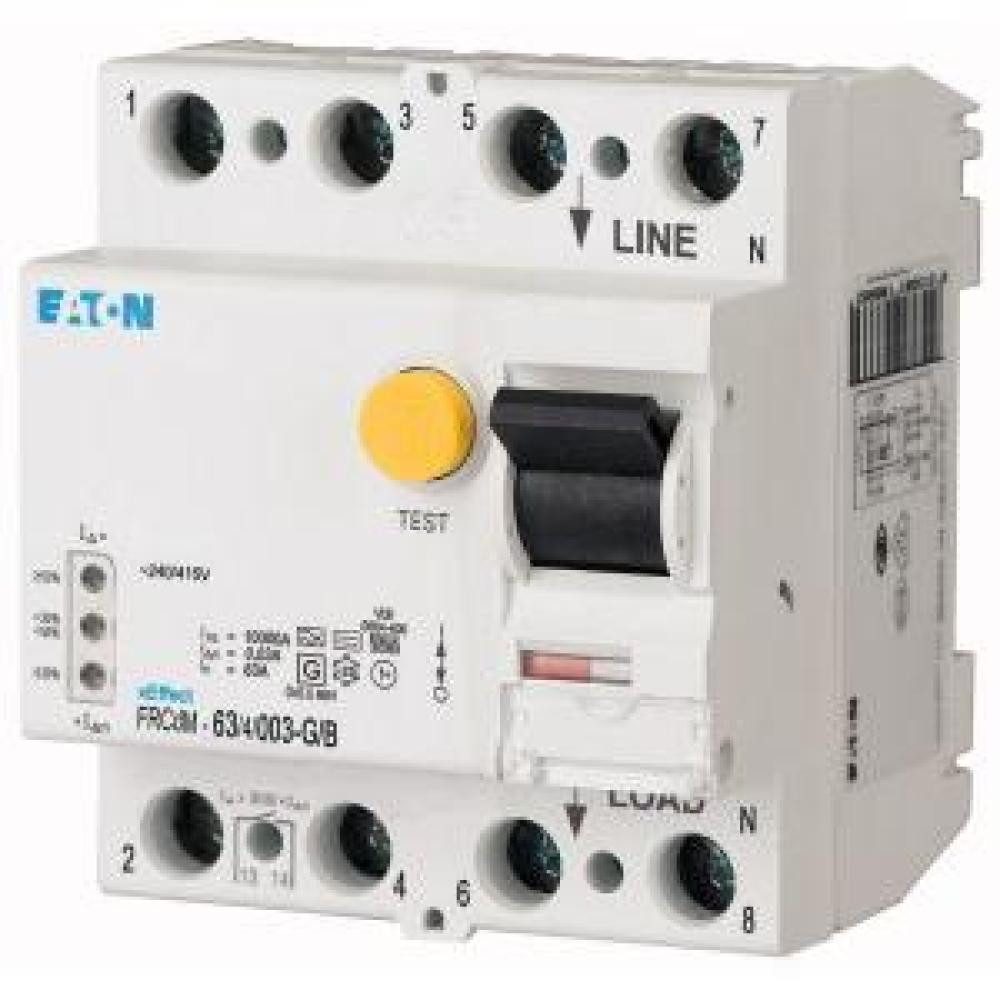 Verteiler Eaton Digitaler FI-Schalter, allstromsensitiv, 63 A, 4p, 30 mA, Typ G/
