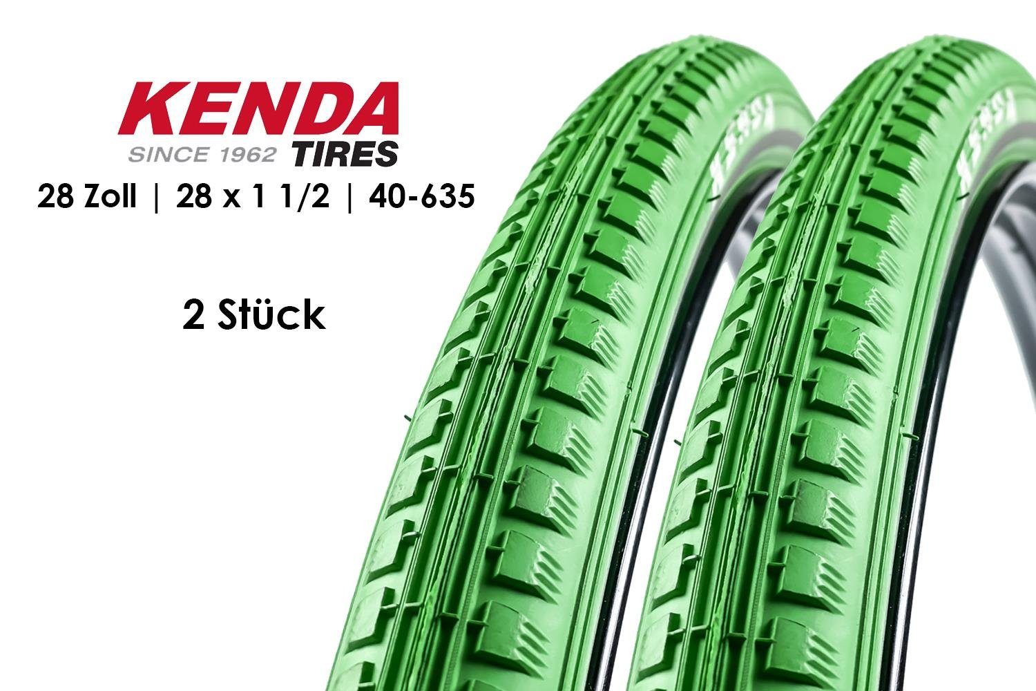 KENDA Fahrradreifen 2 Stück 28 Zoll KENDA Fahrrad Шини 40-635 Holland City 28 x 1 1/2