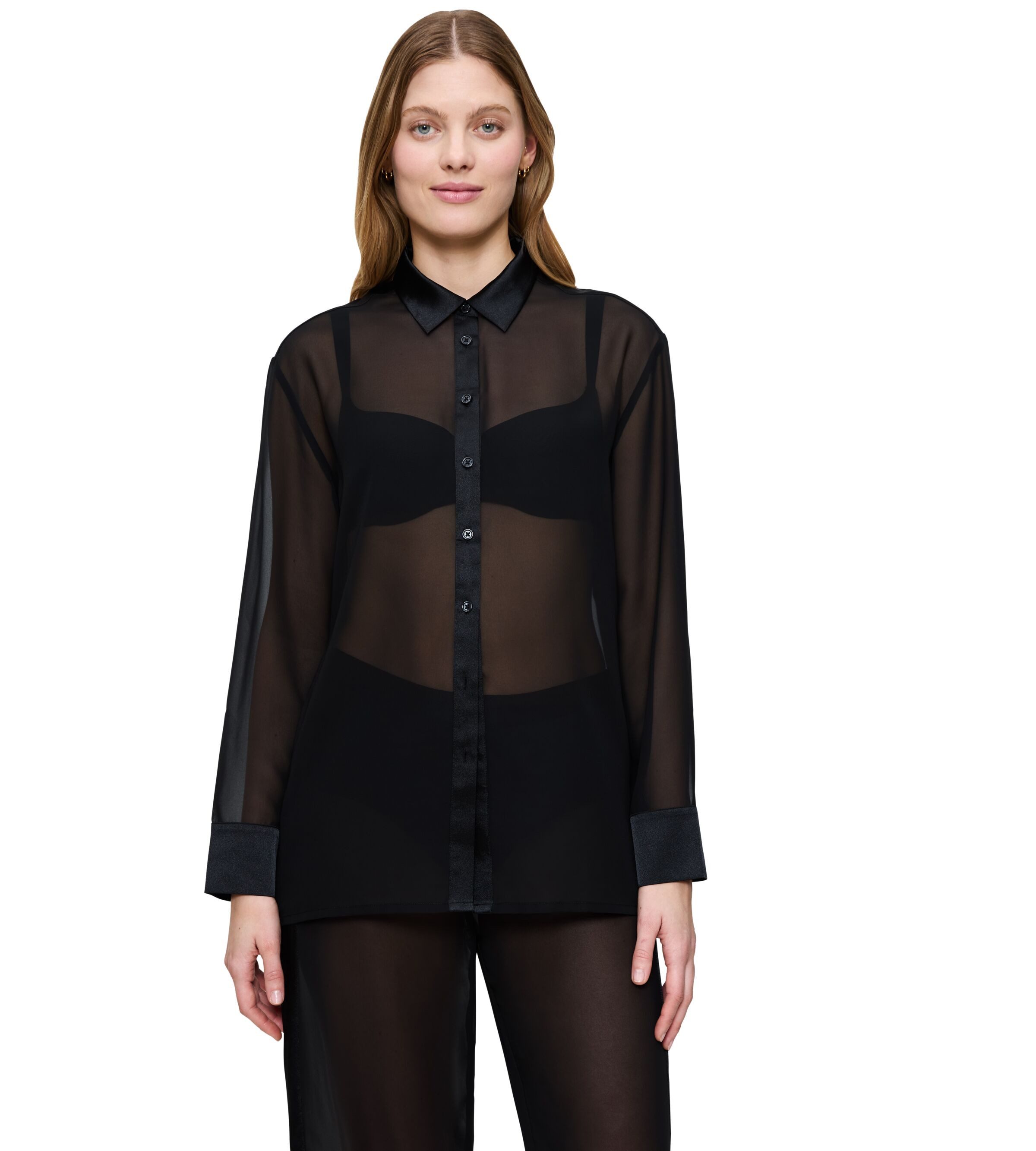 Triumph Hemdbluse A Weekend to Remember Shirt transparenter Look
