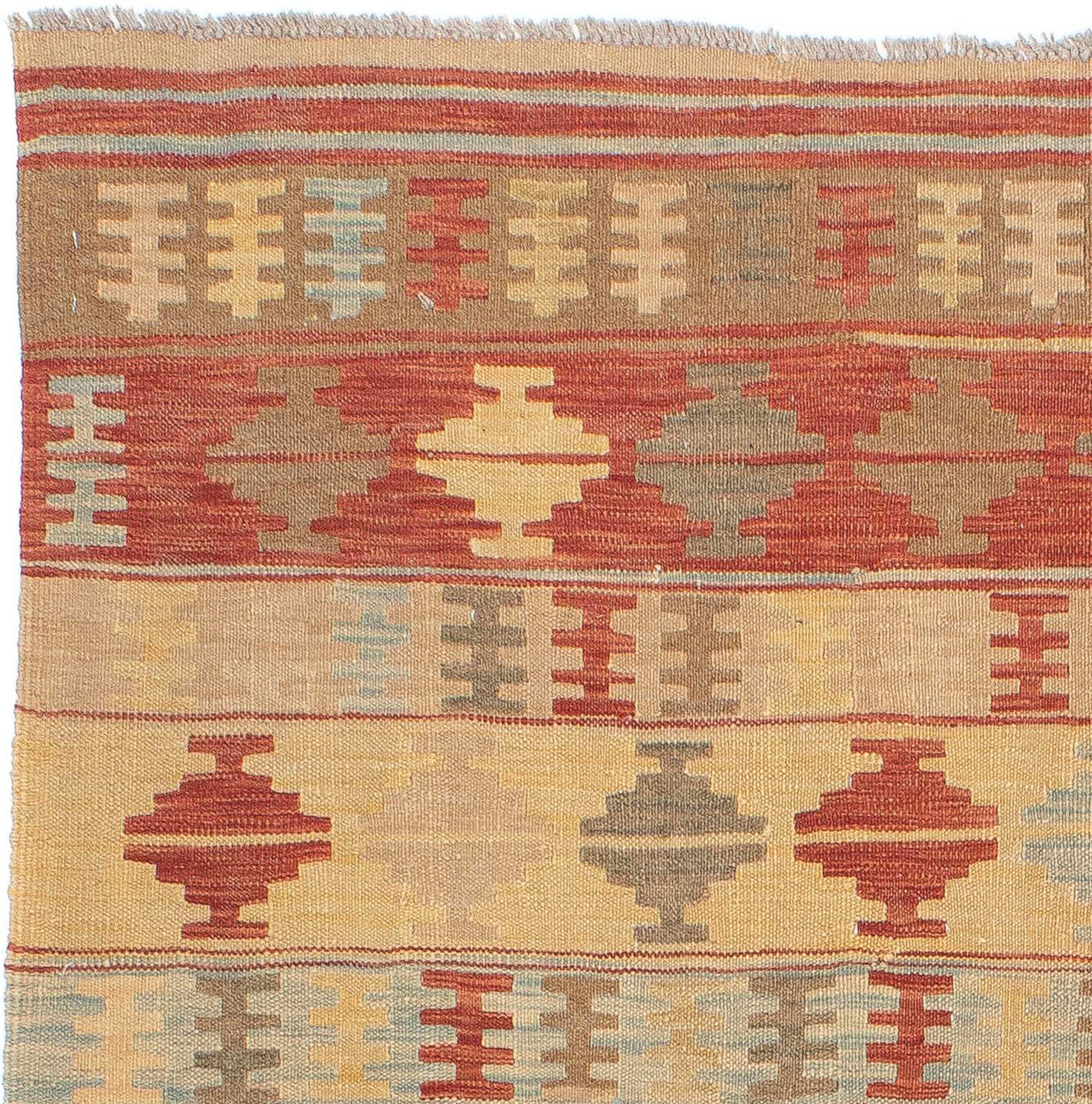 Wollteppich Kelim mm, 4 - cm Einzelstück mehrfarbig, morgenland, - x - Höhe: Wohnzimmer, 152 rechteckig, Oriental 196
