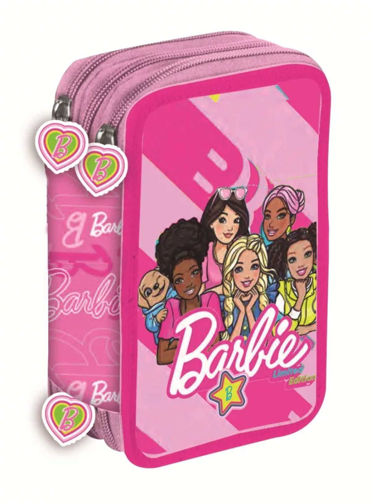 Barbie Federmäppchen Barbie Dream Squad 3-stöckiges gefülltes Federmäppchen Giotto