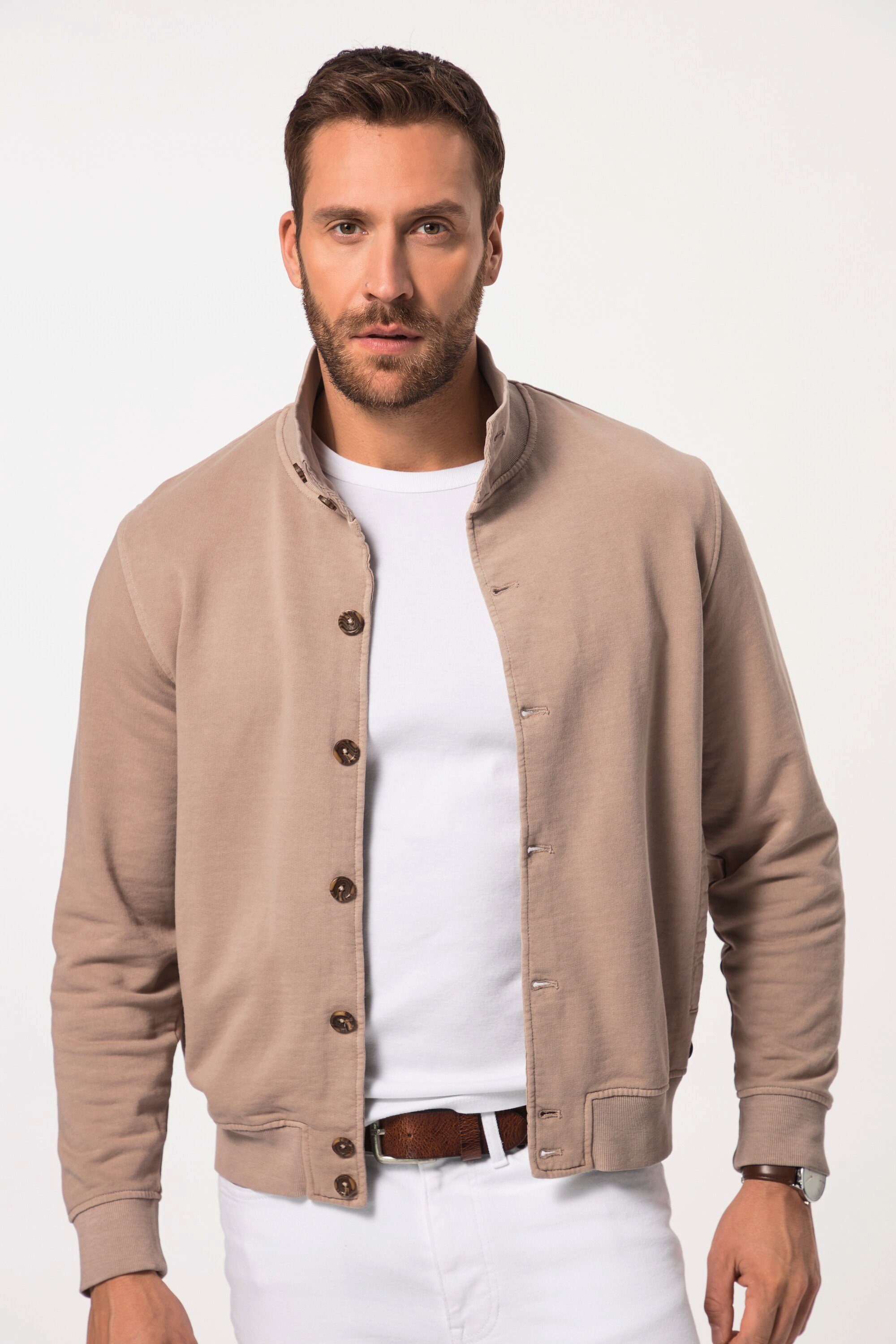 JP1880 Fleecejacke JP 1880 Sweatjacke Stehkragen günstig online kaufen