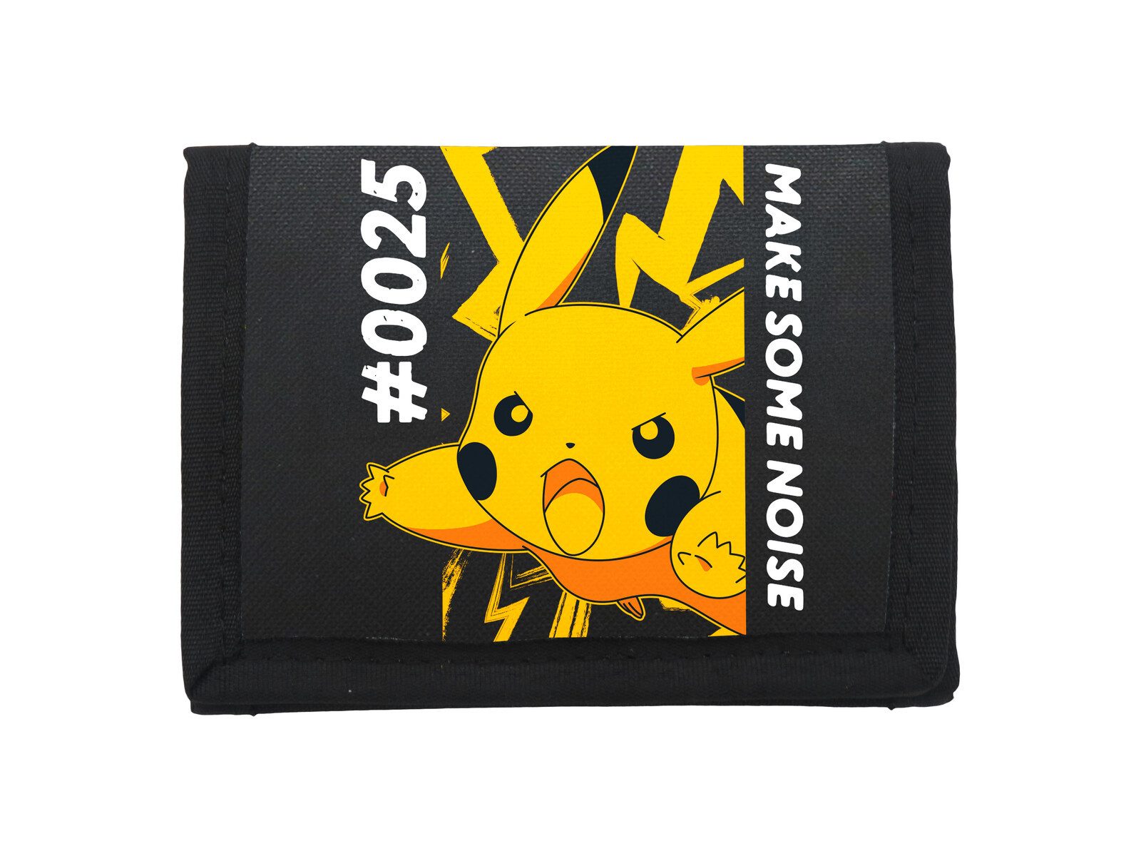 POKÉMON Geldbörse Kinder Geldbörse mit Klettverschluss Münzfach und Kartenfächern