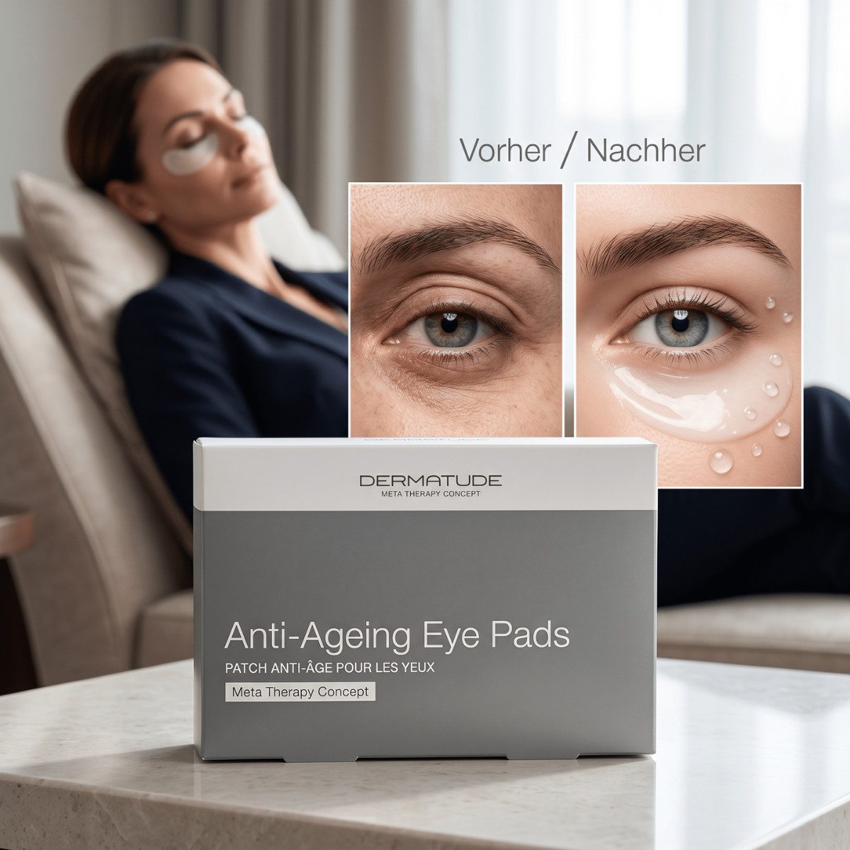 DERMATUDE Augenpads Dermatude Anti Ageing Pads 5x 2Pads, 10-tlg.
