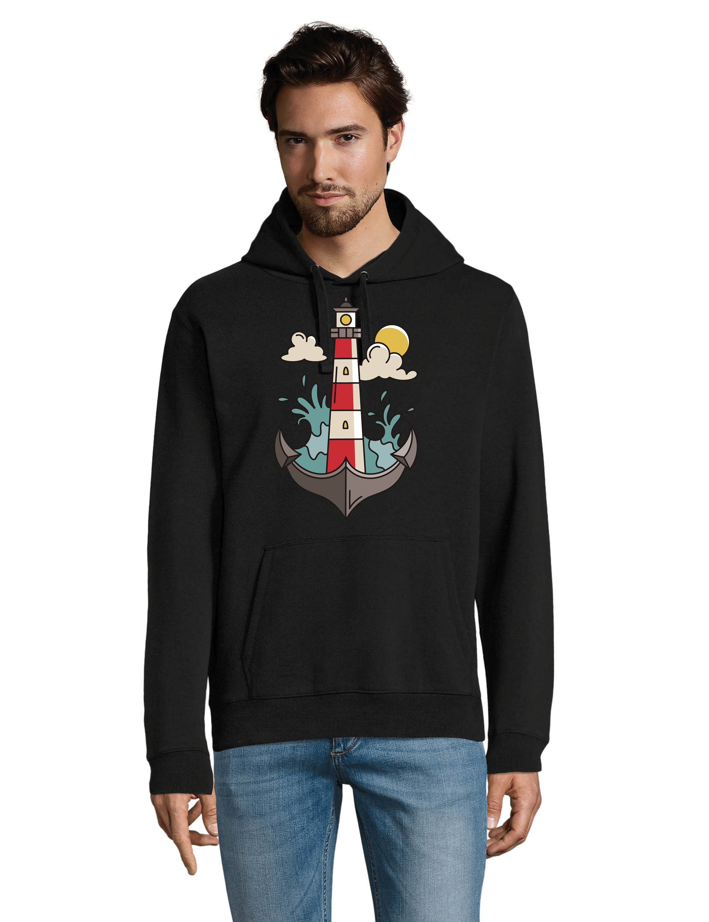 Youth Designz Kapuzenpullover Herren Hoodie Pullover "Anker Leuchtturm" lus günstig online kaufen