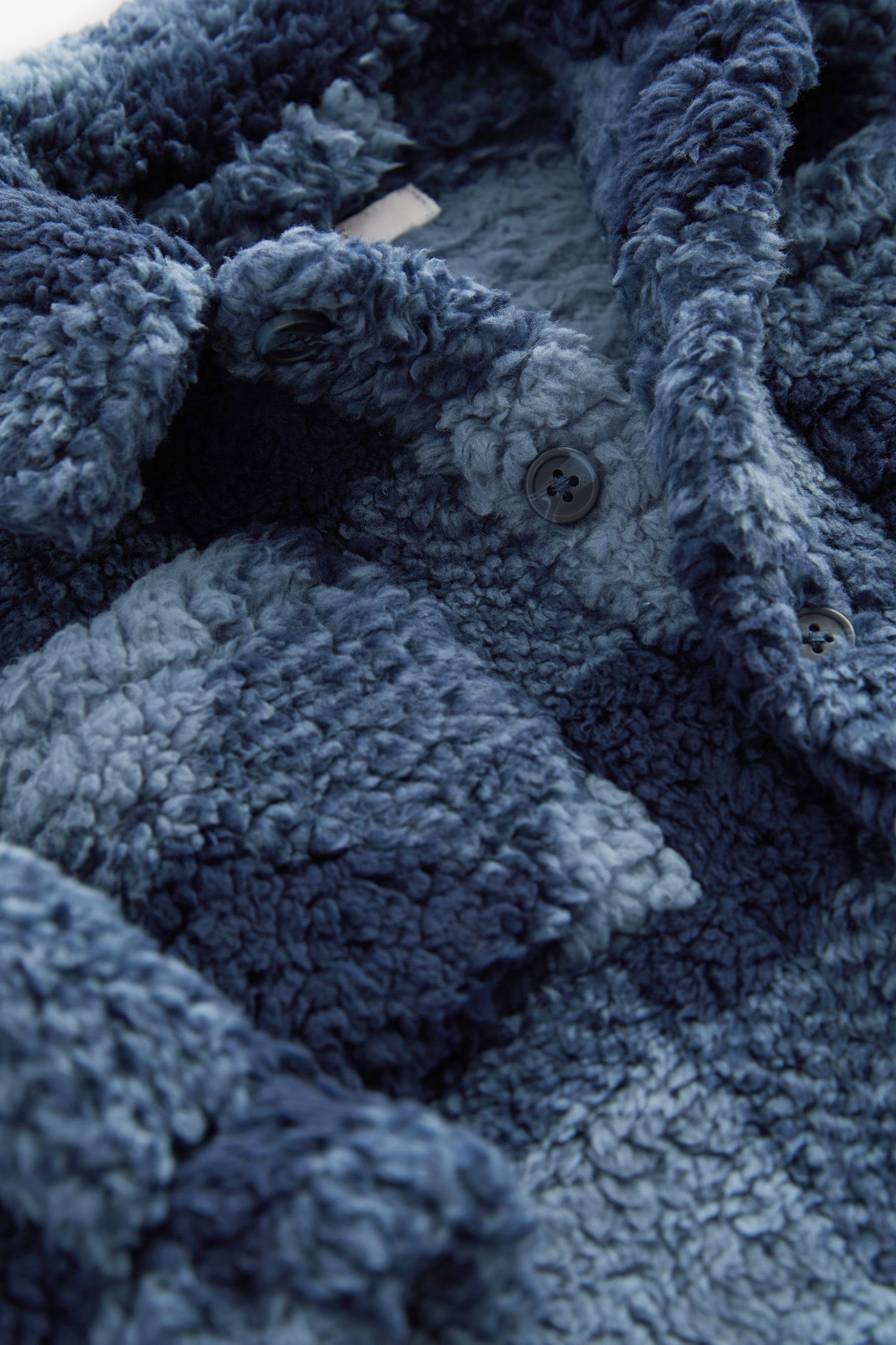 Teddykunstfell-Hemdjacke (1-tlg) Next Fleecehemd Blue