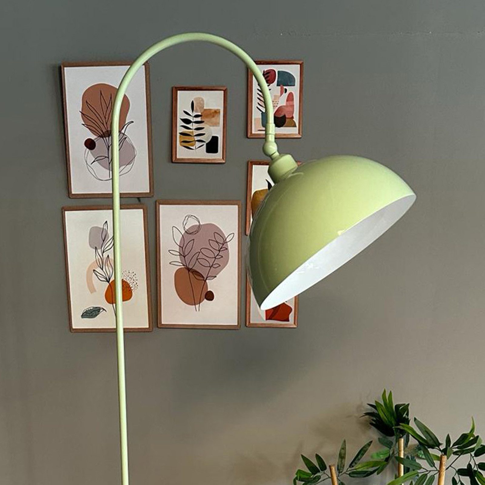Bamyum Stehlampe Moderne Stehlampe aus Metall mit E27, verstellbarer Lampenschirm, ohne Leuchtmittel, E27, verstellbarer Lampenschirm, Stehluchte mit Ablage