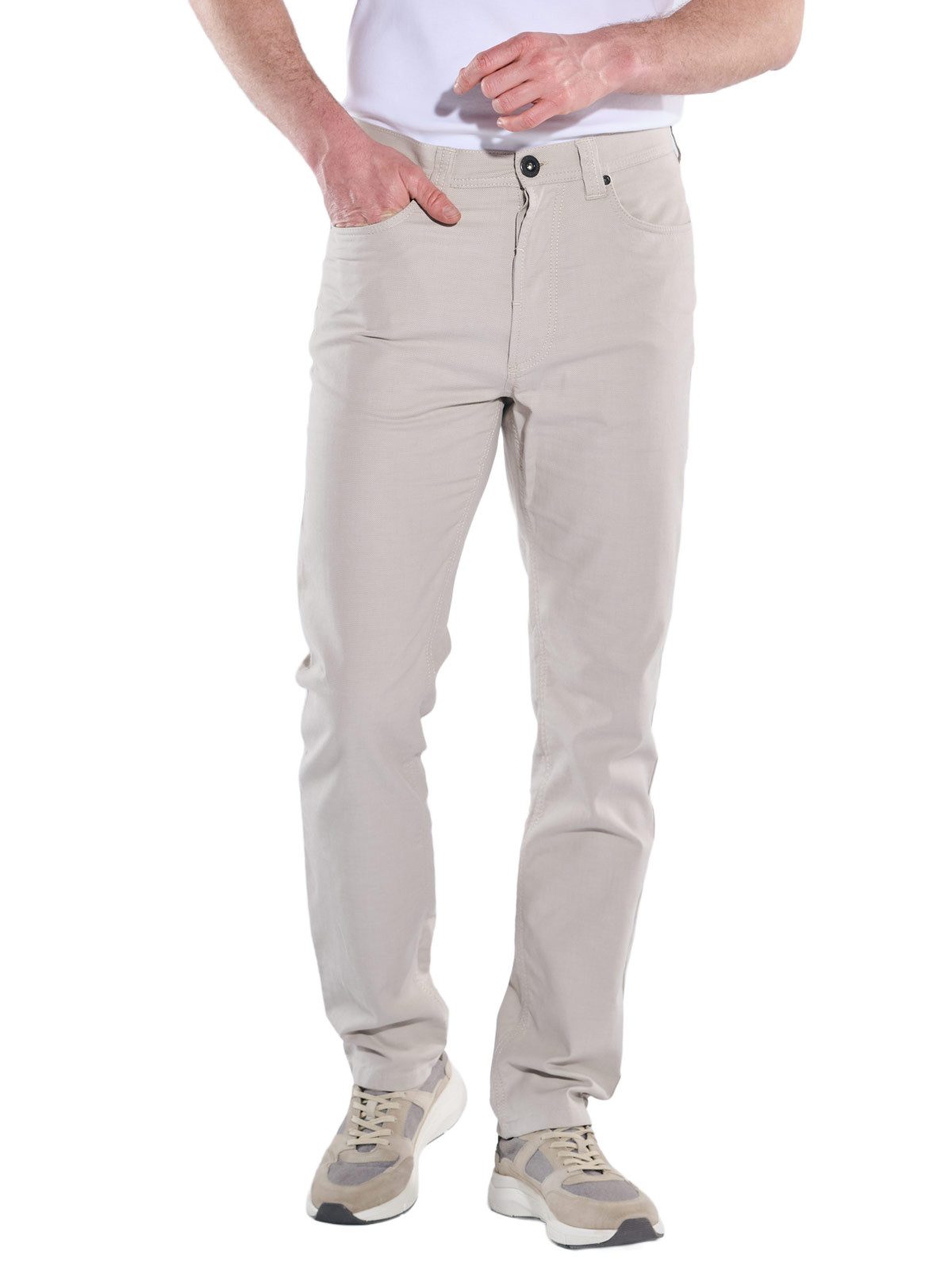 Engbers 5-Pocket-Hose Herren Softe 5-Pocket Hose, Beige