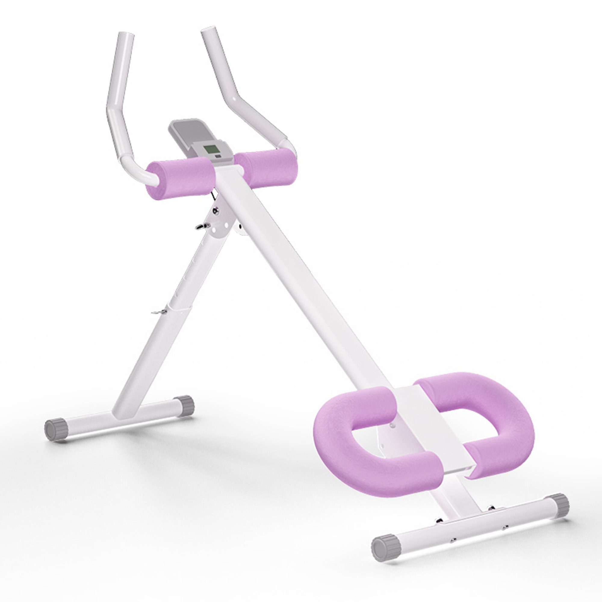 UMAY Bauchtrainer Home Bauchmuskeltrainer Faltbares Design (mit LED-Anzeige Core Trainer Multifunktionales Heimfitnessgerätfür Bauch-und GesäBmuskulatur)