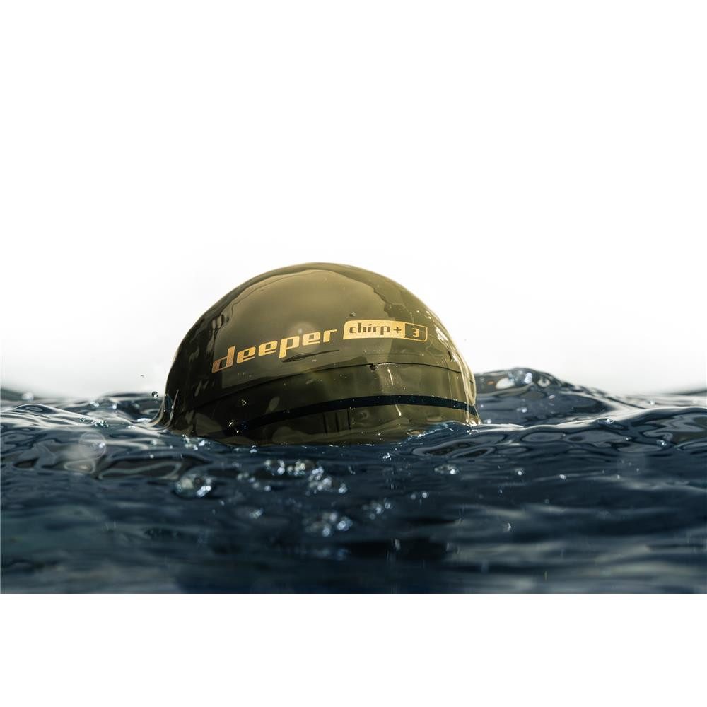 deeper Fischfinder Smart Sonar CHIRP+ 3, GPS, Tiefenfinder zum Bootsangeln, Angeln, schwarz