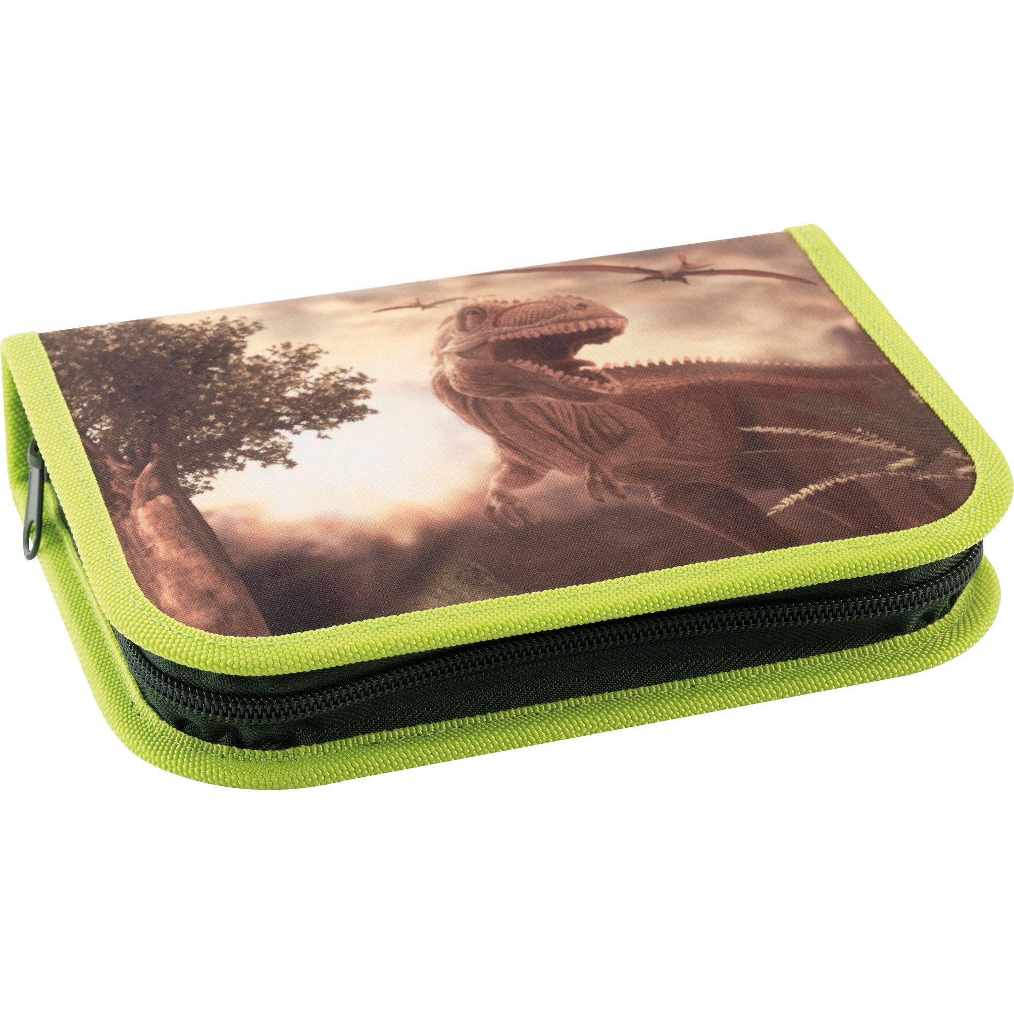 Eberhard Faber Schreibgeräteetui EBERHARD FABER Feder Mäppchen Etui DINO 42-teilig befüllt